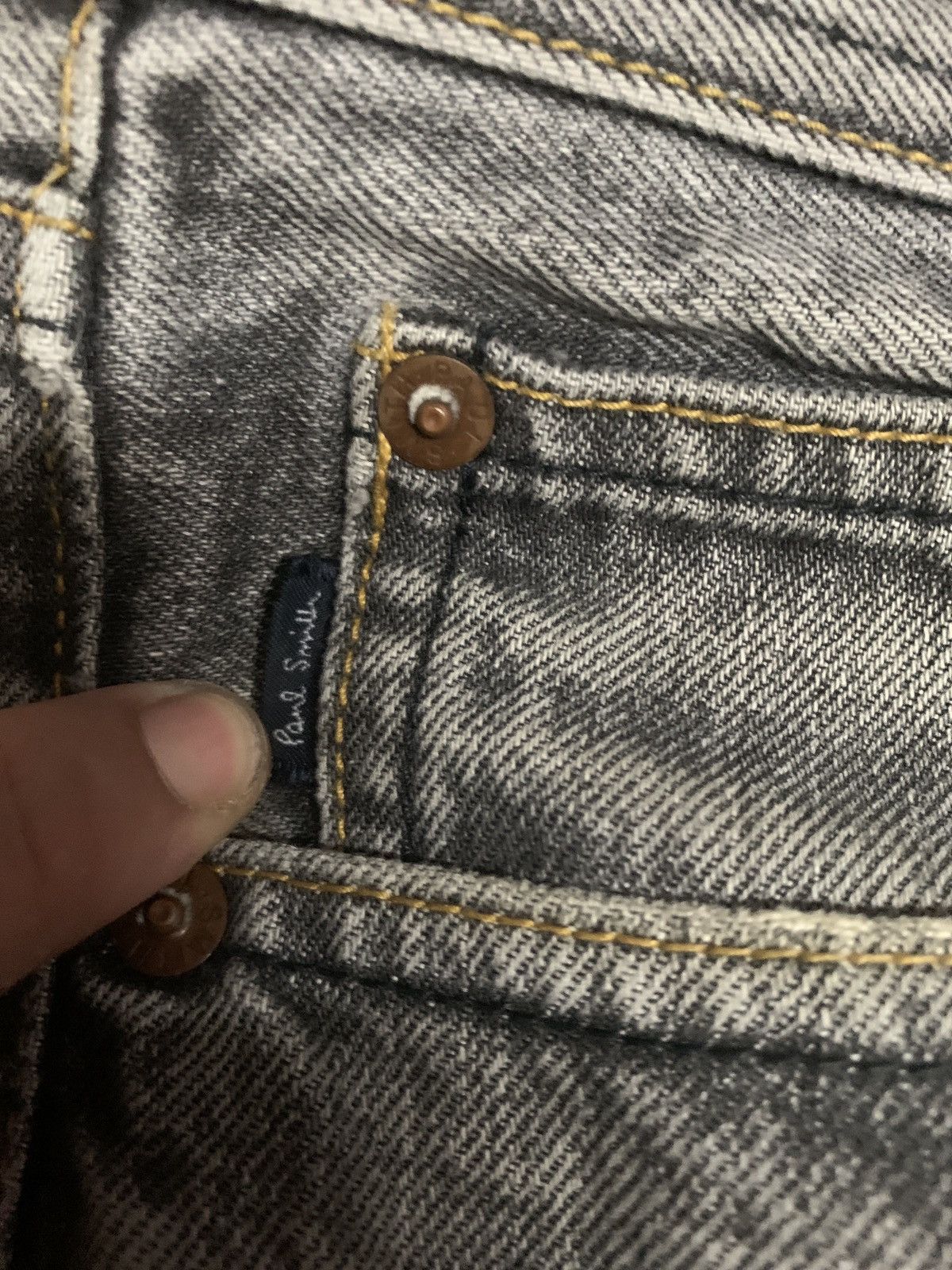 Paul Smith Vintage Paul Smith Faded Classic Fit Distressed Grunge Jeans Size US 30 / EU 46 - 7 Thumbnail