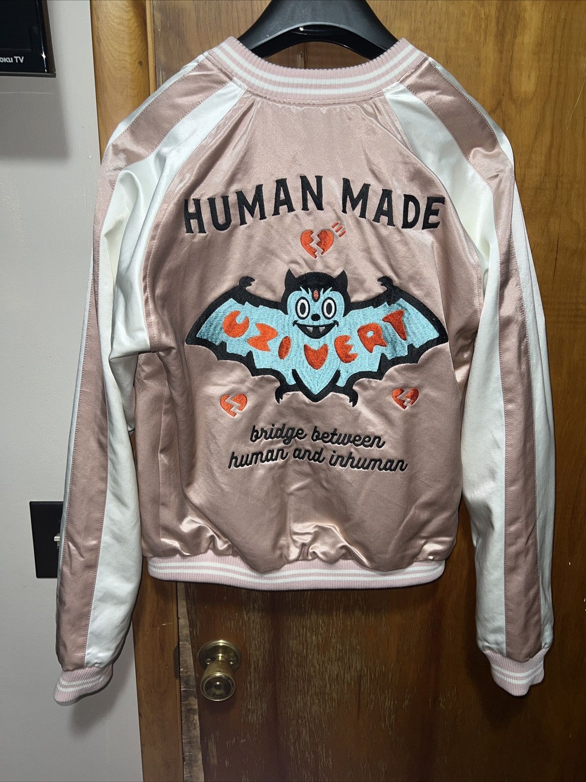 Human Made Human Made Varsity Bomber Reversible Green Jacket