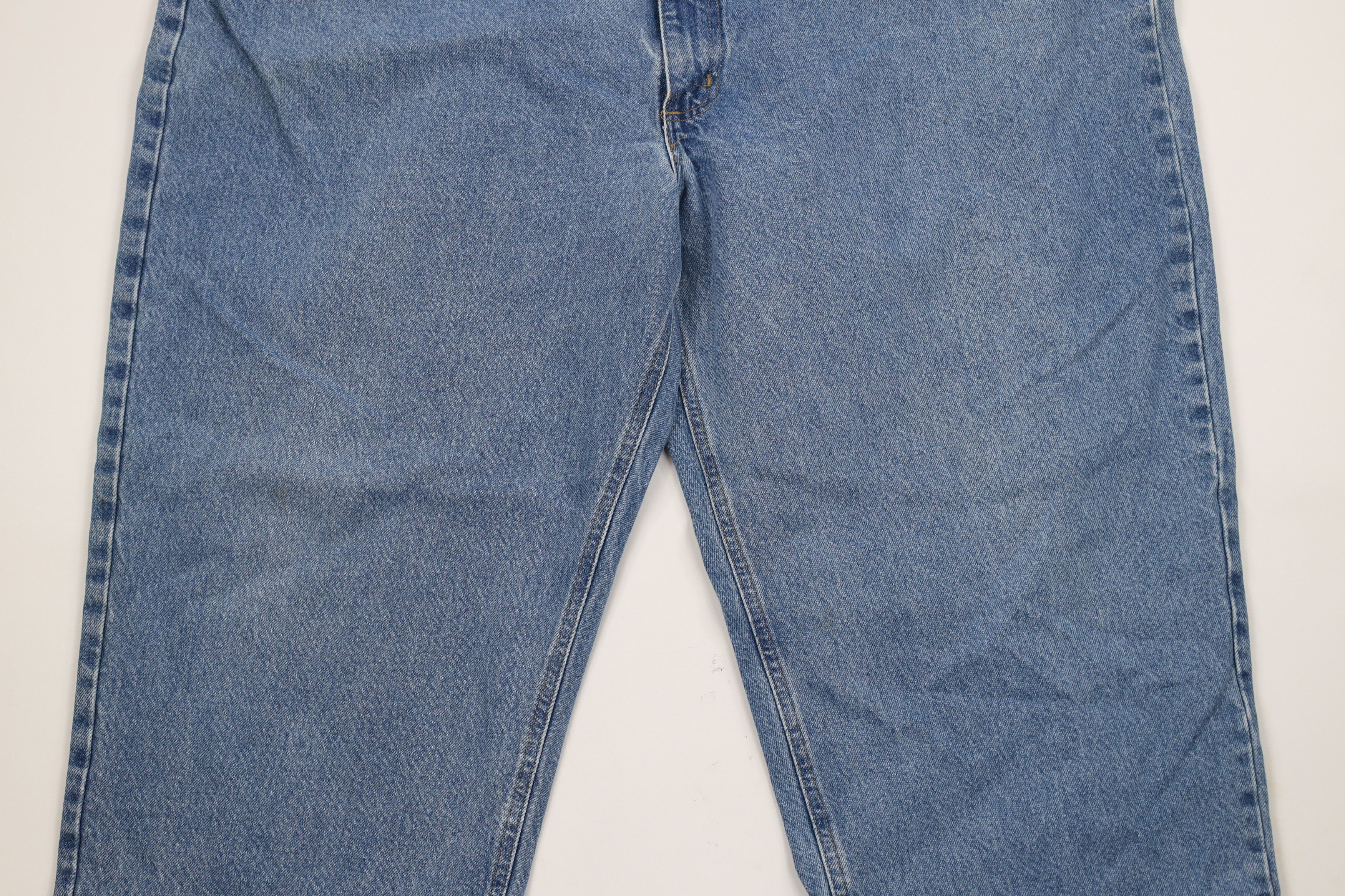 Carhartt × Vintage Vintage Carhartt Spell Out Relaxed Fit Denim Jeans Blue Size US 44 / EU 60 - 3 Thumbnail