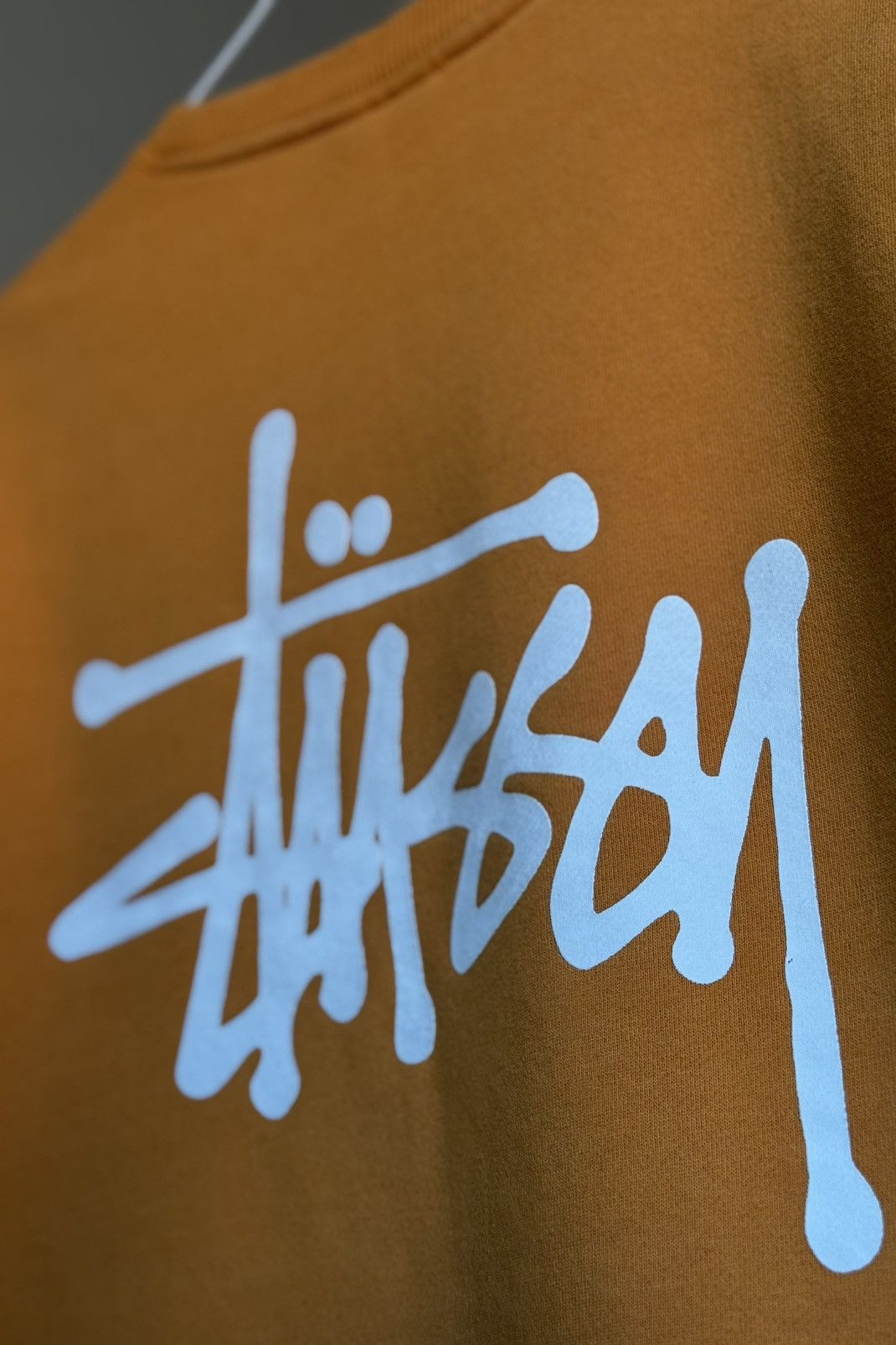 Stussy Stussy Basic Logo Sweatshirt Orange M Size US M / EU 48-50 / 2 - 9 Thumbnail
