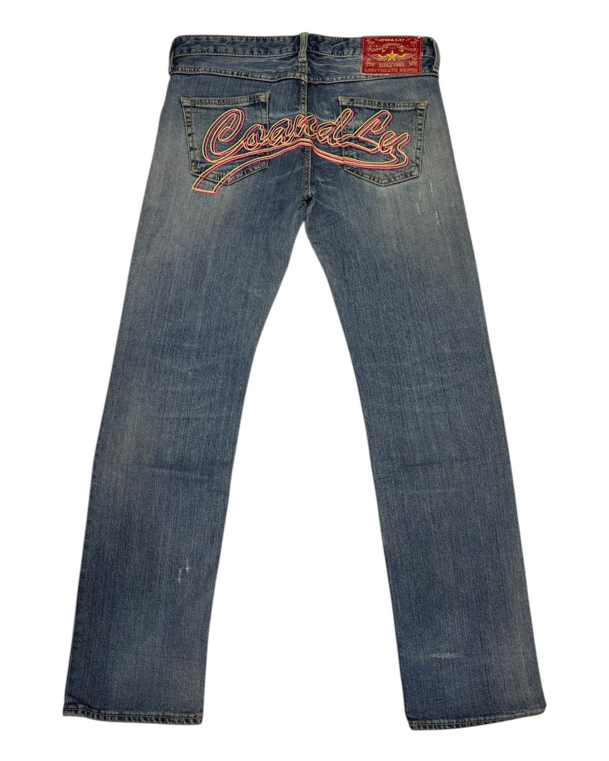Hysteric Glamour × If Six Was Nine × Japanese Brand Vintage Co&Lu CocoLulu Embroidery Slim Fit Distressed Denim Size 32" / US 10 / IT 46 - 7 Thumbnail