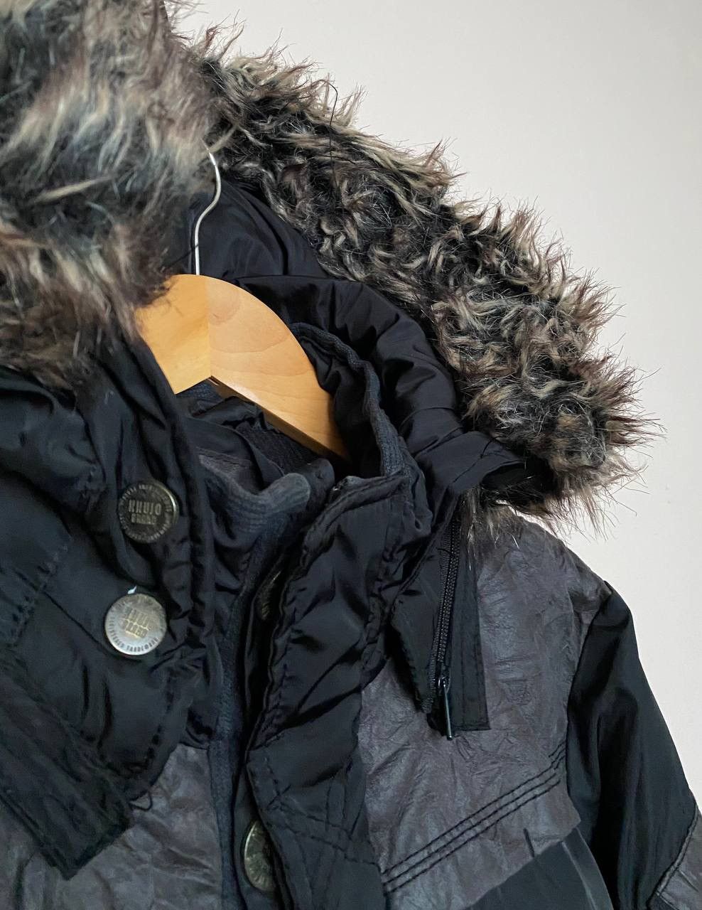 Vintage × khujo 🖤 Vintage Y2K KHUJO Herren Winterjacke Frankfurt Schwarz Size US M / EU 48-50 / 2 - 7 Thumbnail