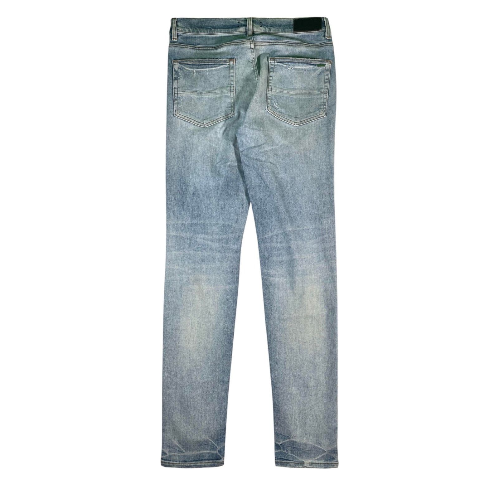 Amiri Amiri Tie Dye Multi Patchwork Light Wash Jeans Size US 34 / EU 50 - 4 Thumbnail