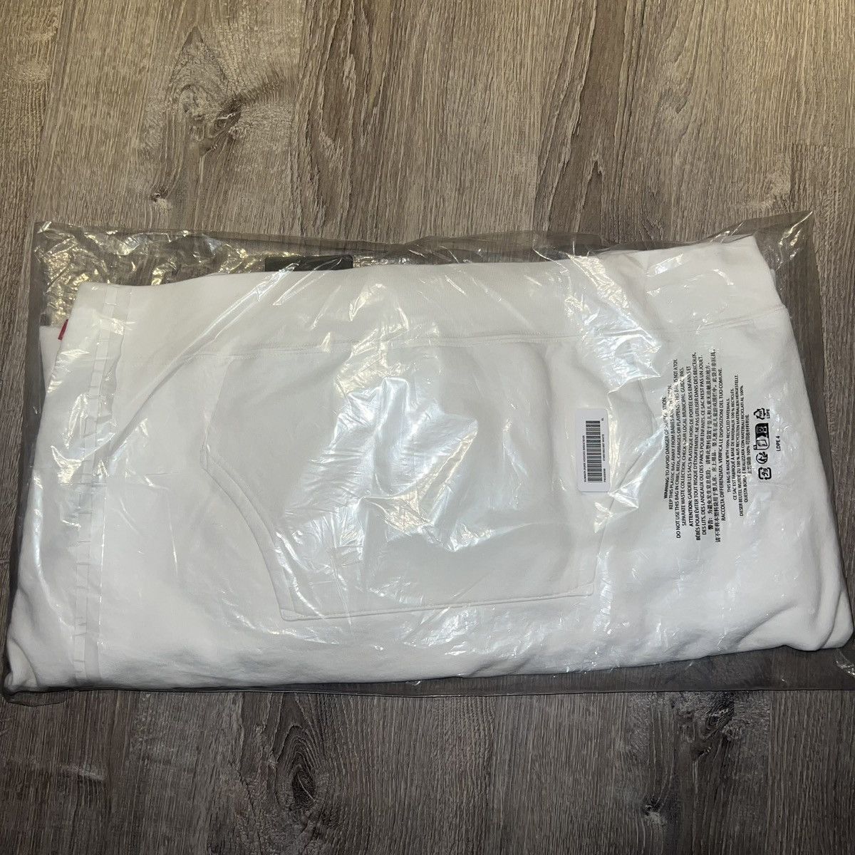 Number (N)ine × Supreme Supreme Number Nine Hooded Sweatshirt White Size: XL Size US XL / EU 56 / 4 - 5 Thumbnail