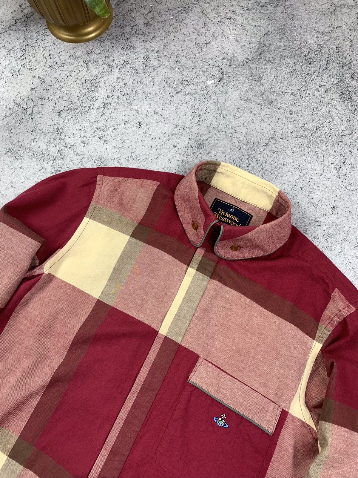 Vivienne Westwood Vivienne Westwood Flannel LS Plaid Button Shirt Mens Size M Size US M / EU 48-50 / 2 - 5 Thumbnail