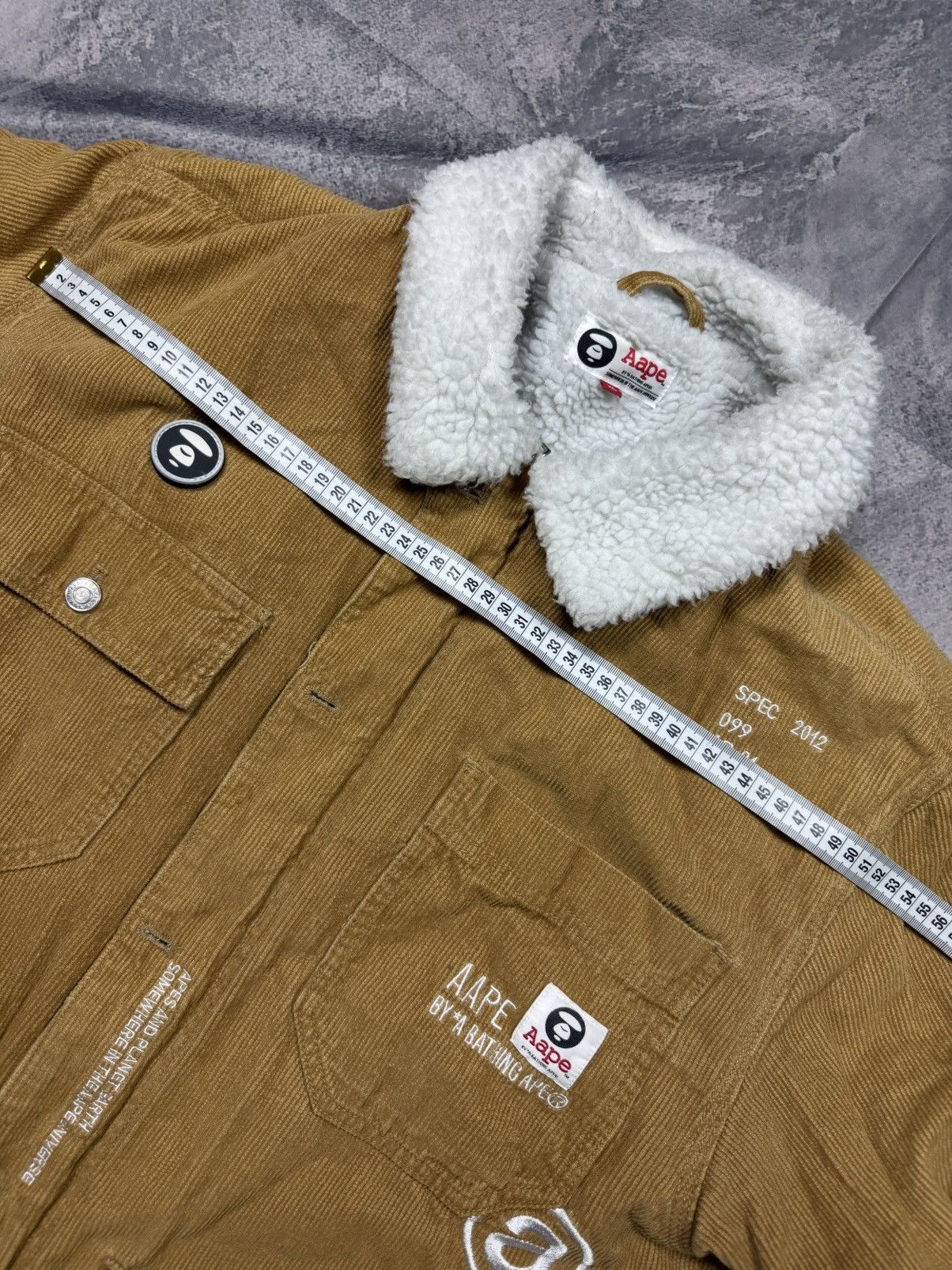 Aape Corduroy Jacket AAPE by A Bathing Ape XL Size US XL / EU 56 / 4 - 24 Thumbnail
