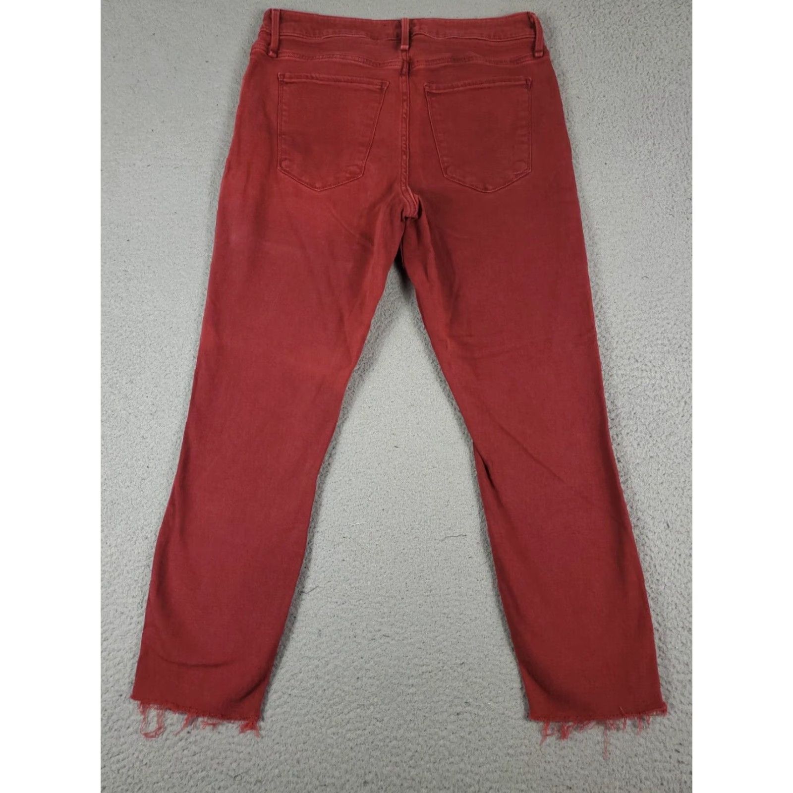 Abercrombie & Fitch Abercrombie & Fitch Jeans Mens Size 31x26 Red Straight Leg Cotton Denim Pants Mens Size US 31 - 6 Thumbnail