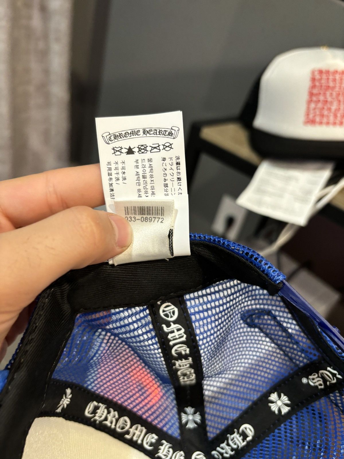 Chrome Hearts Chrome hearts trucker white blue red Size ONE SIZE - 7 Thumbnail