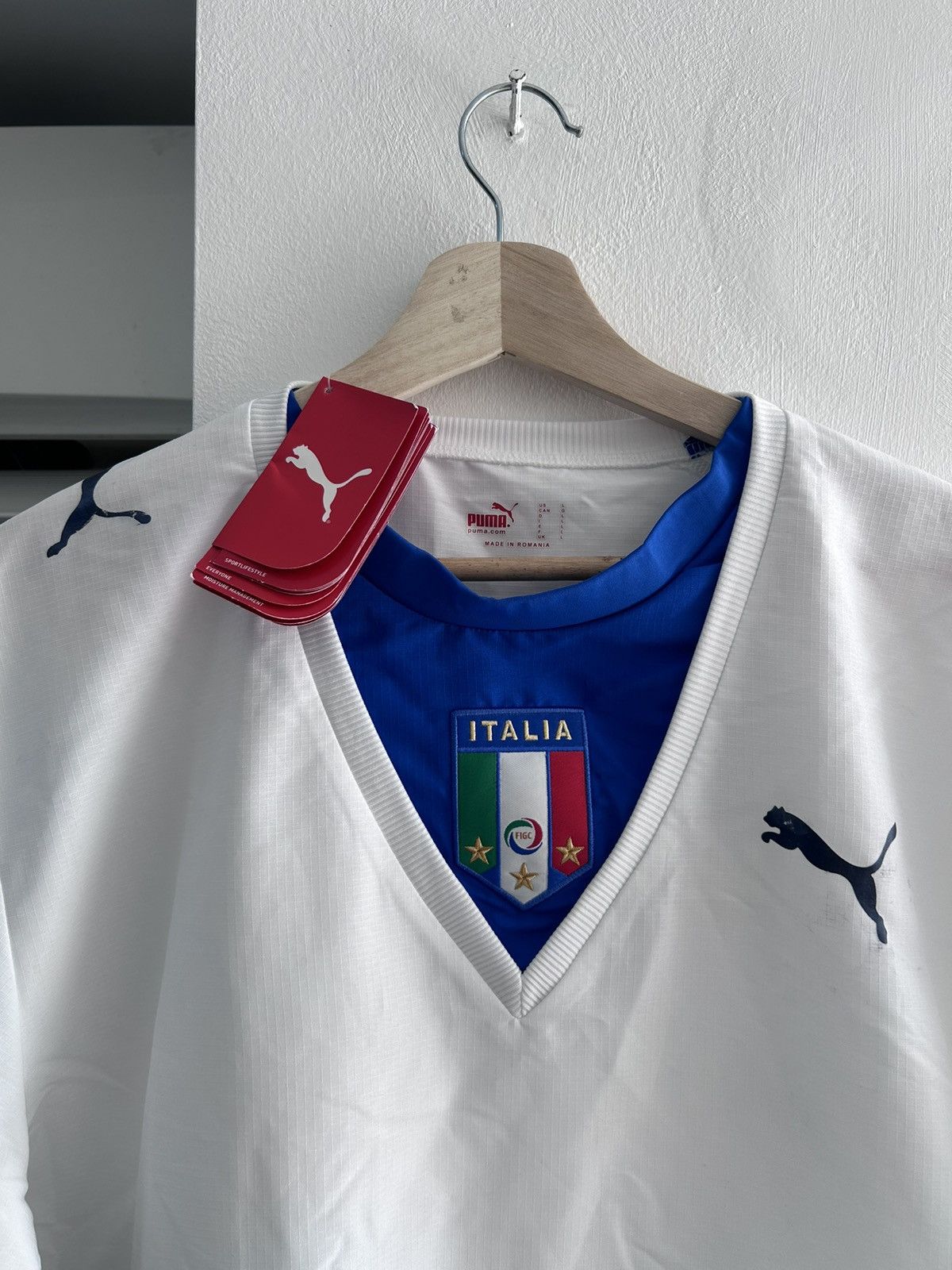 Vintage Brand New Italy 2006 away kit Size US XL / EU 56 / 4 - 3 Thumbnail