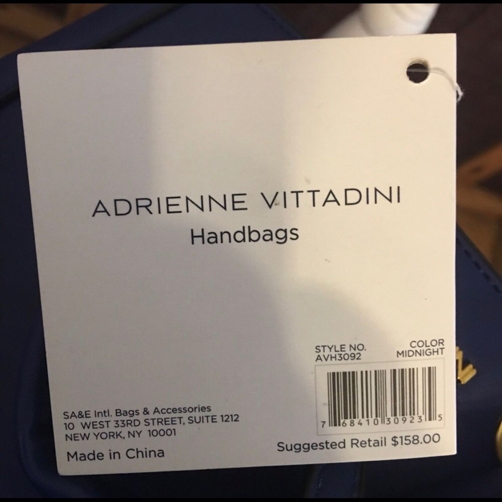 Other Adrienne Vittadini midnight crossbody Tote bag NWT Size ONE SIZE - 7 Thumbnail