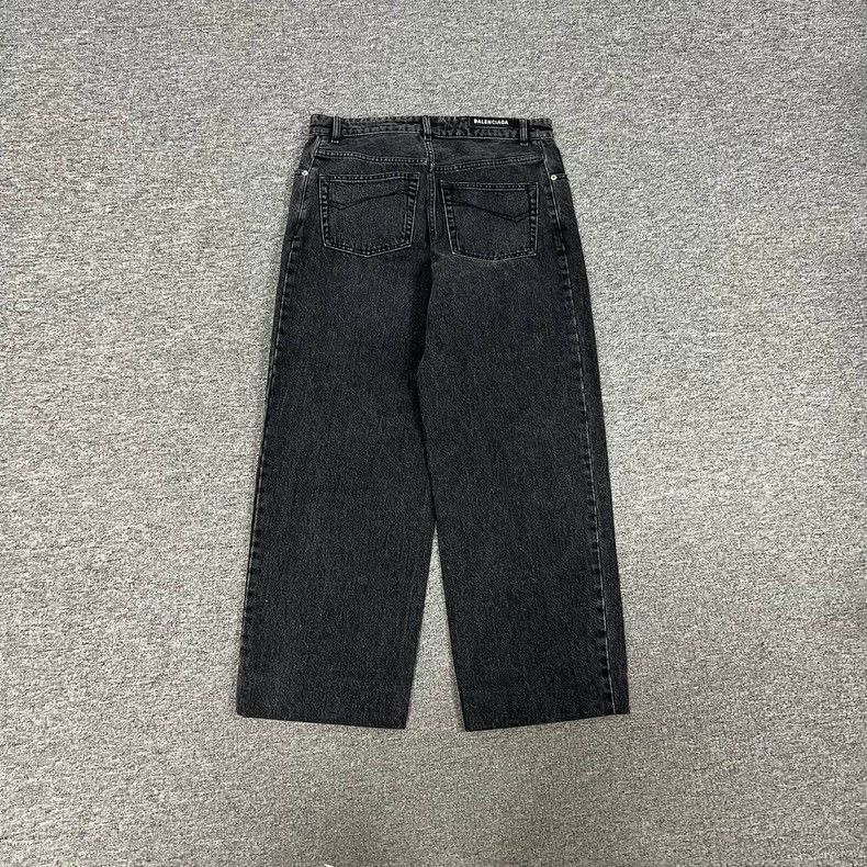 Balenciaga Balenciaga Washed wide-leg jeans Size US 26 / EU 42 - 2 Thumbnail