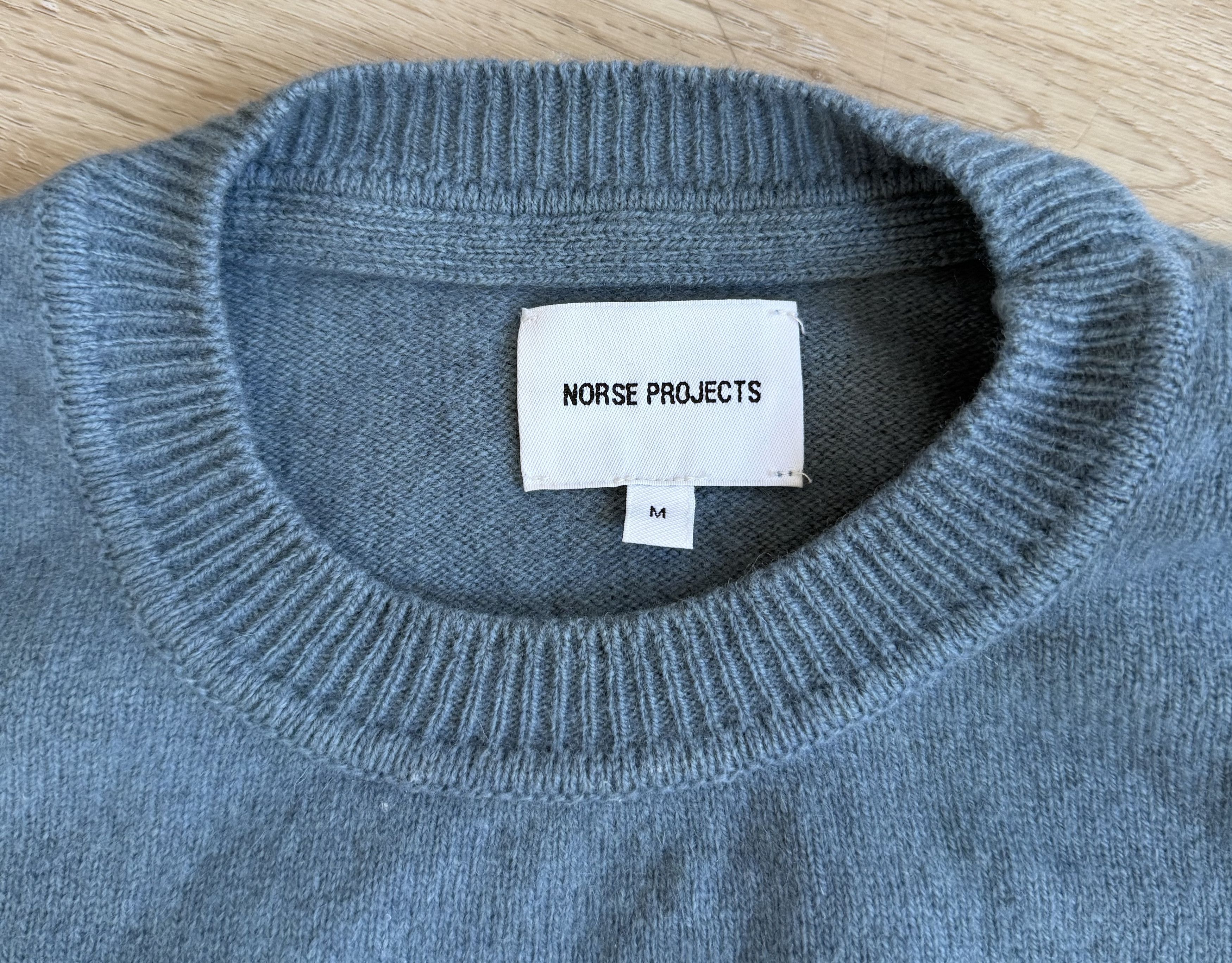 Norse Projects Norse Projects Sigfred Brushed-Wool Sweater – M – Muted Blue Size US M / EU 48-50 / 2 - 3 Thumbnail