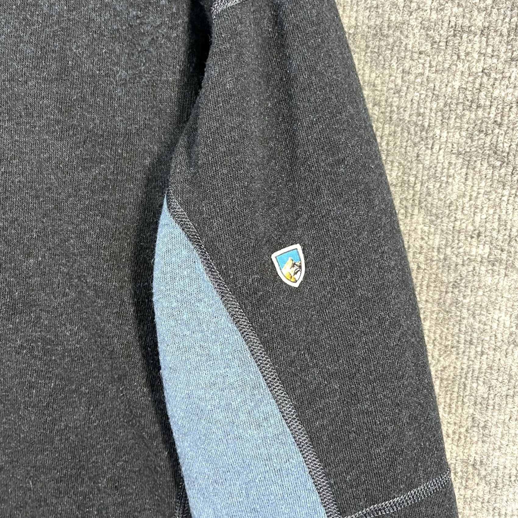 Vintage Kuhl Vers 1/4-Zip Pullover Fleece Mens 2XL Blue Long Sleeve Performance Sweatshirt Size US XXL / EU 58 / 5 - 2 Thumbnail
