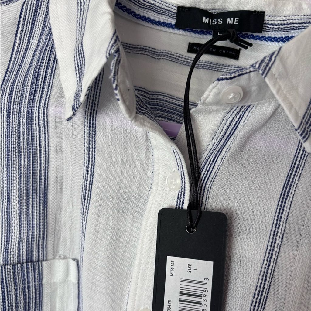 Miss Me Miss me collared shirt NWT L Size L / US 10 / IT 46 - 2 Thumbnail