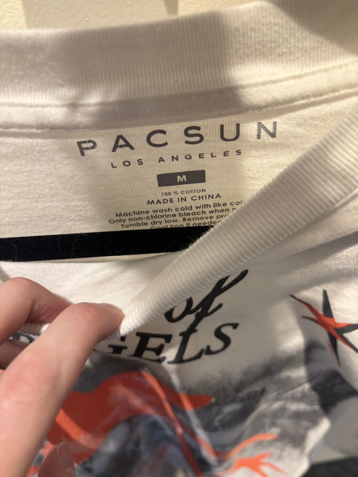 Pacsun City of angles PACSUN tee Size US M / EU 48-50 / 2 - 2 Thumbnail