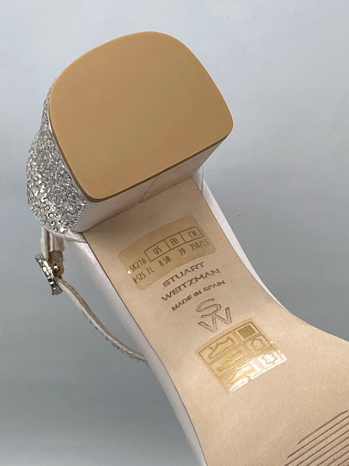 Stuart Weitzman Stuart Weitzman Shine Crystal Embellished Sandal size 8.5 Size US 8.5 / IT 38.5 - 15 Thumbnail