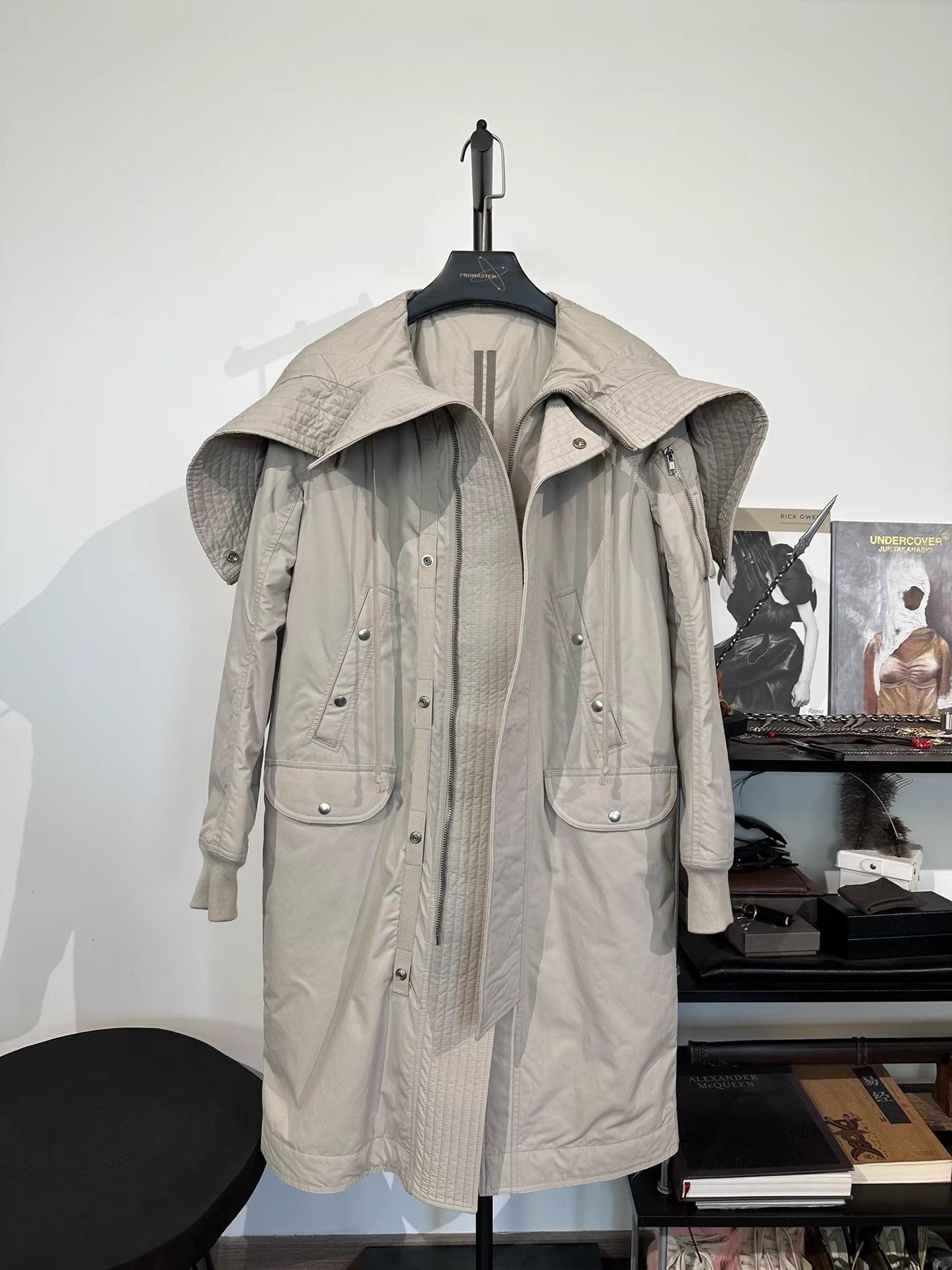Rick Owens Rick Owens Mid-length Ma-1 Padded Bomber Jacket K35 Size US S / EU 44-46 / 1 - 1 Thumbnail