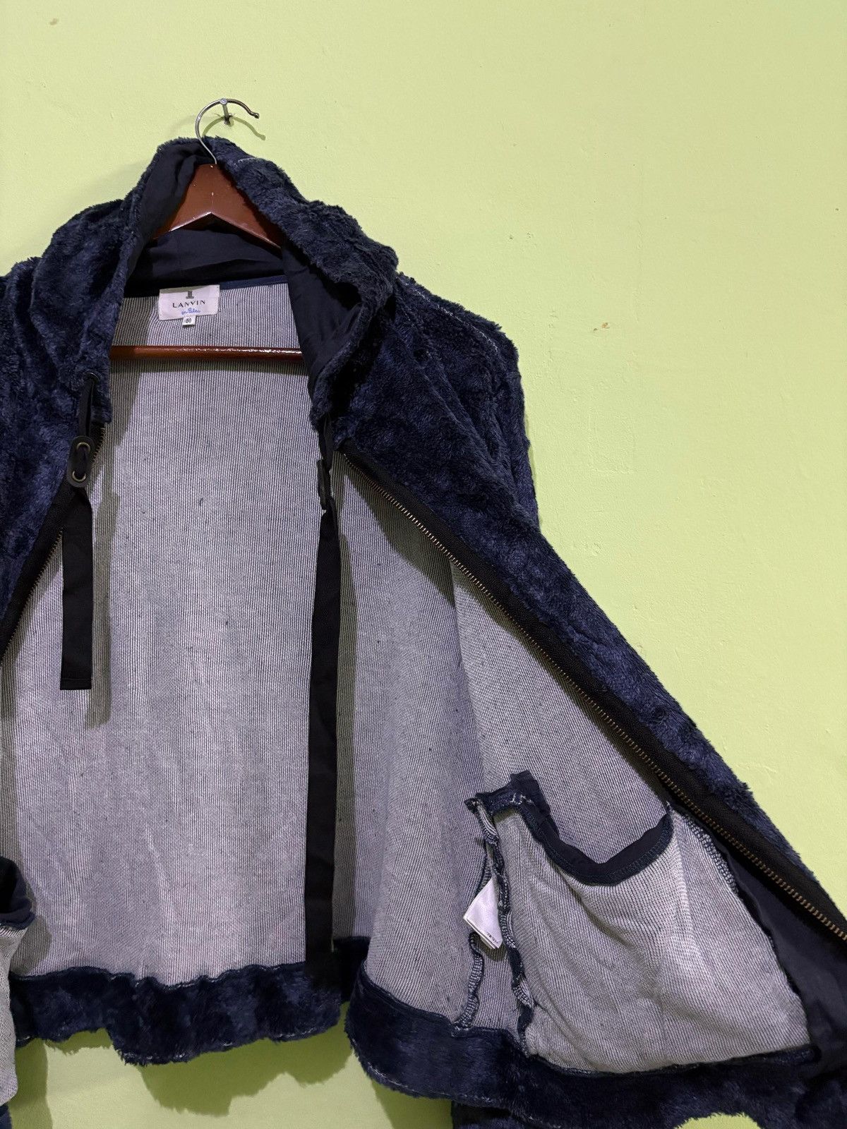 Lanvin Lanvin Fleece Full Zipper Design With Hoodie Stlye Size US S / EU 44-46 / 1 - 5 Thumbnail
