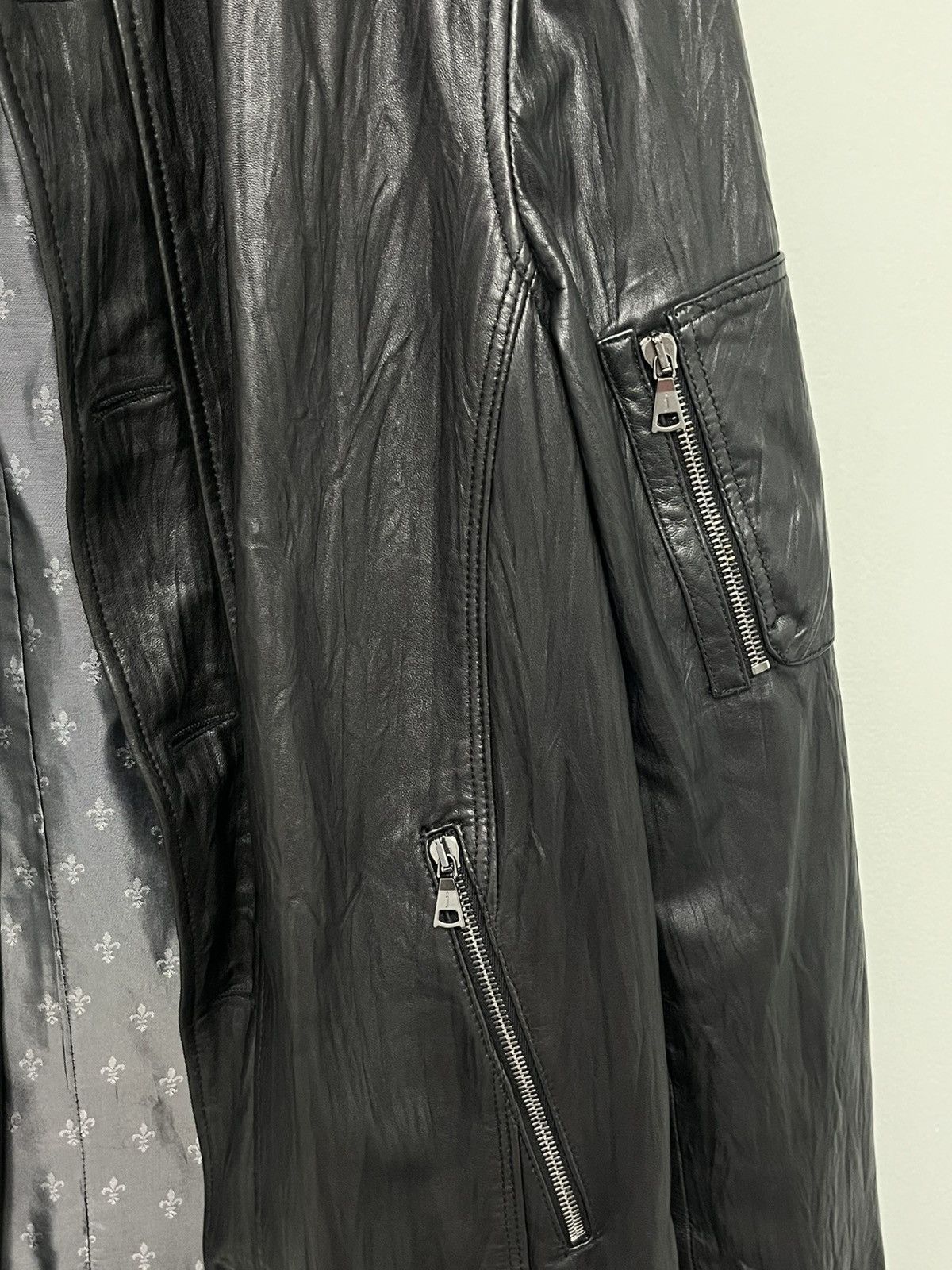John Varvatos Stand collar leather jacket 36 Size US S / EU 44-46 / 1 - 5 Thumbnail
