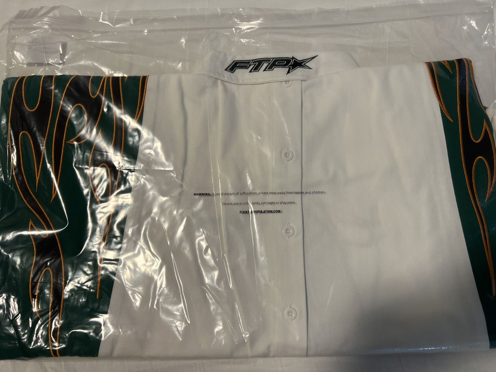 Fuck The Population FTP Raceway Button Up XXL Size US XXL / EU 58 / 5 - 9 Thumbnail