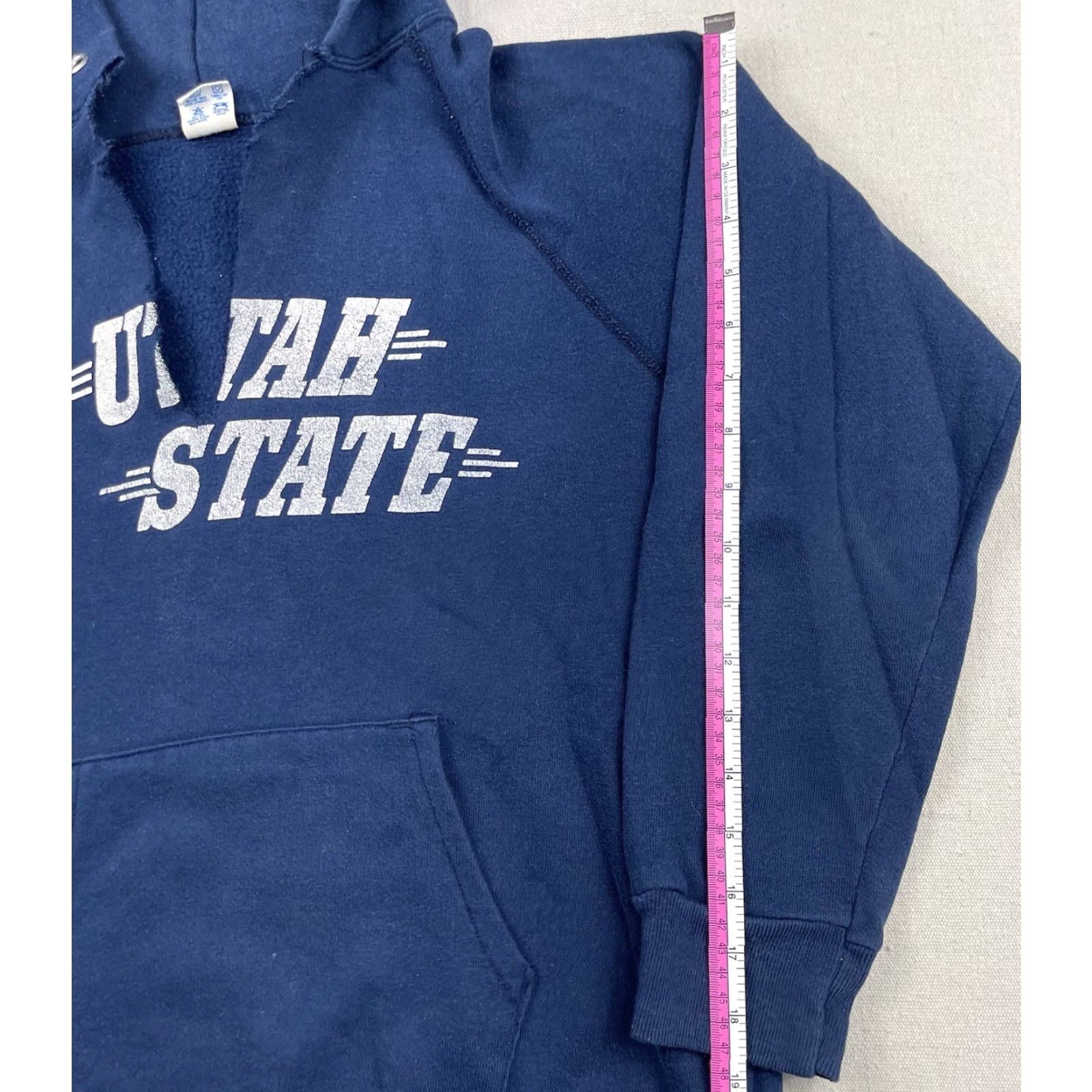 Champion VINTAGE Champion Hoodie Utah State University M Blue 80s Collegiate Pullover Mens Size US M / EU 48-50 / 2 - 6 Thumbnail