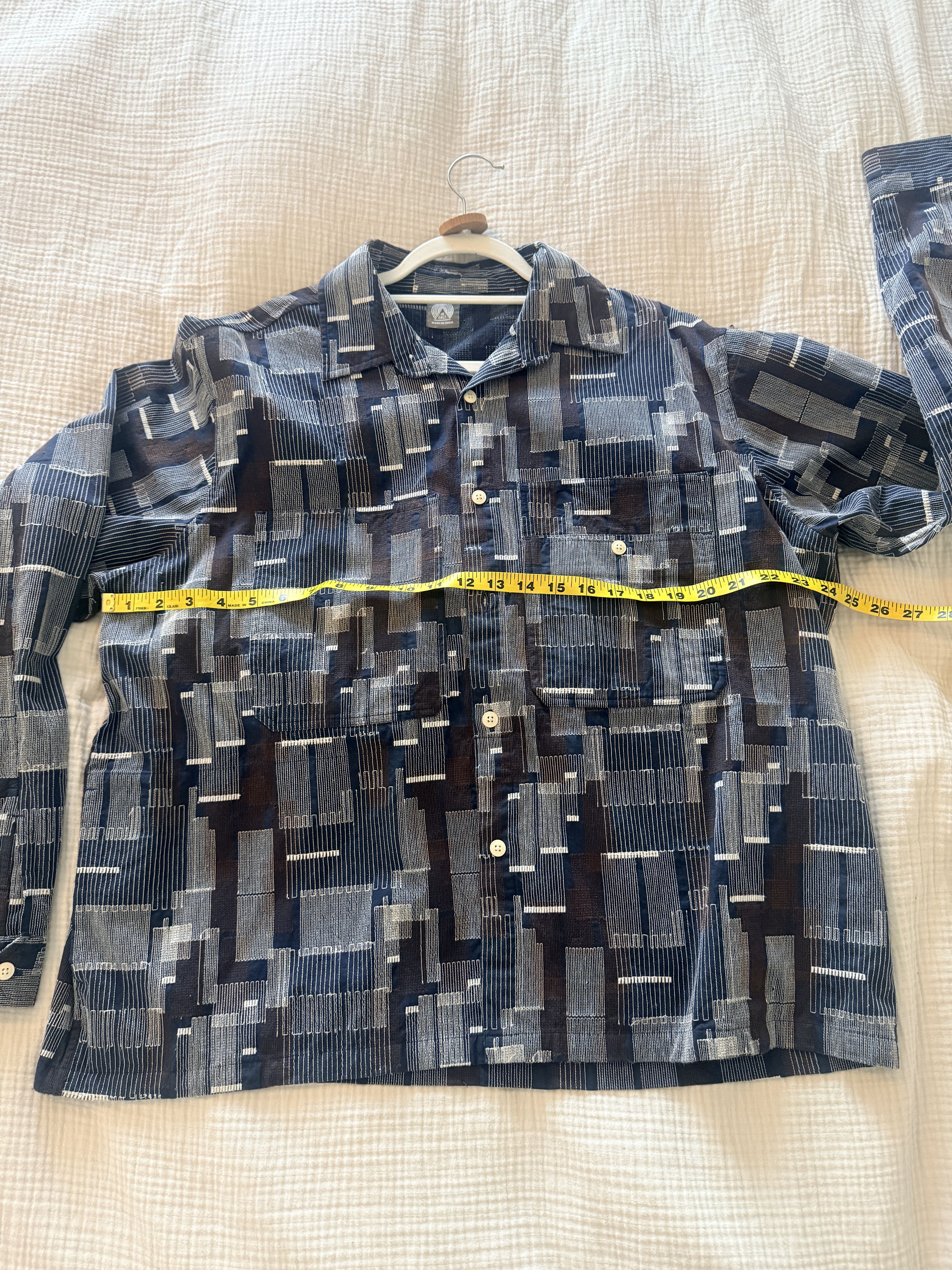 18 East PILCHUCK WORK SHIRT - EMBROIDERED COTTON MICRO RIPSTOP Size US L / EU 52-54 / 3 - 12 Thumbnail