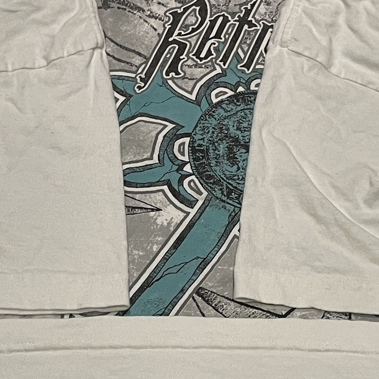 Affliction × Ed Hardy × Tapout Rare Wings Cross Tee Y2K Affliction Style Size US XXL / EU 58 / 5 - 4 Thumbnail