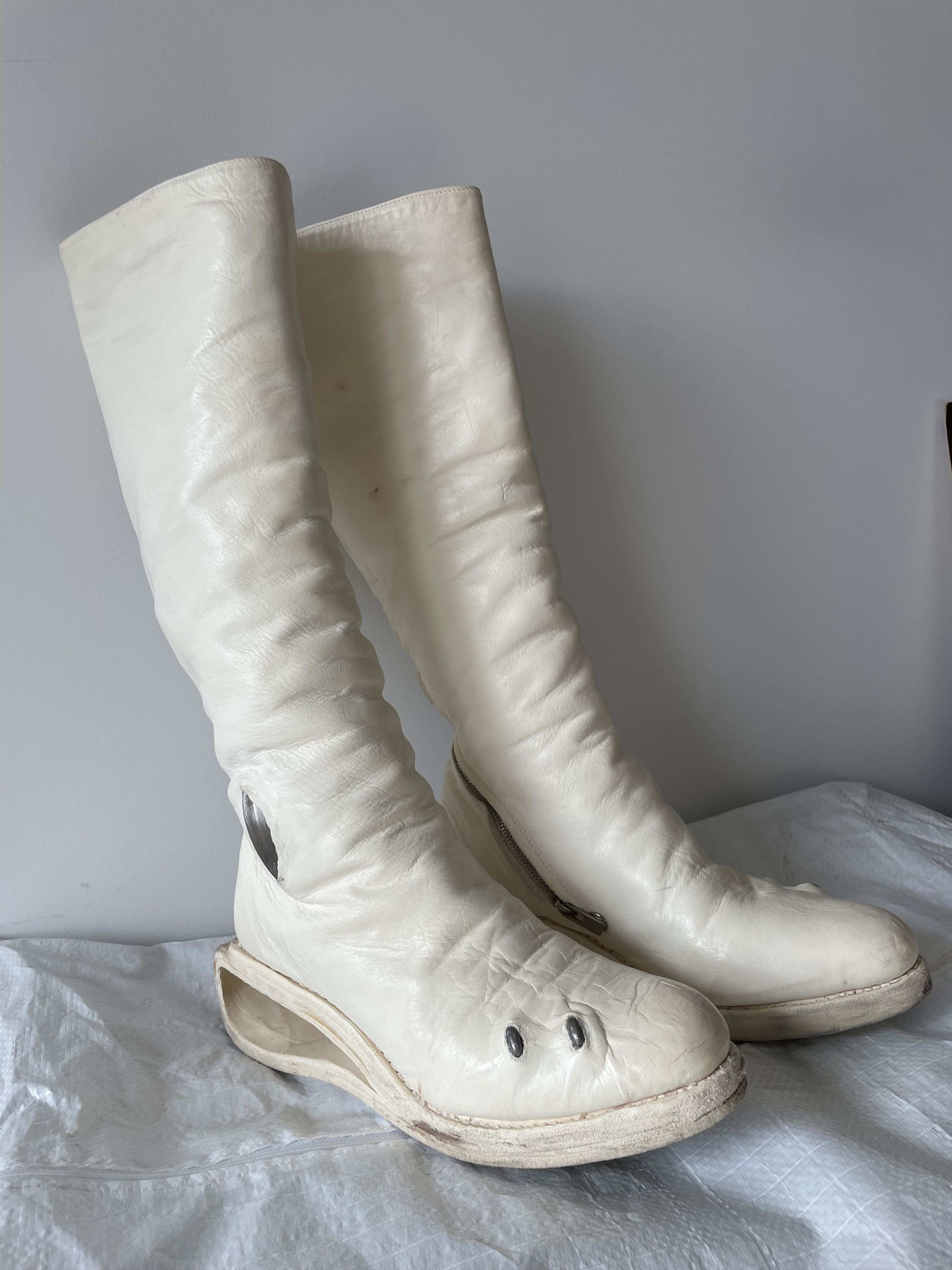 Carol Christian Poell Carol Christian Poell U-Sole Prosthetic Boot ...
