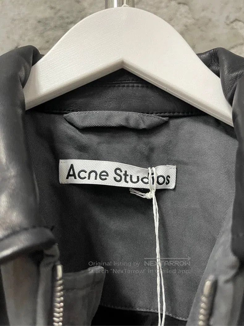 Acne Studios Acne Studios Leather Collar Jacket. Size US XS / EU 42 / 0 - 5 Thumbnail