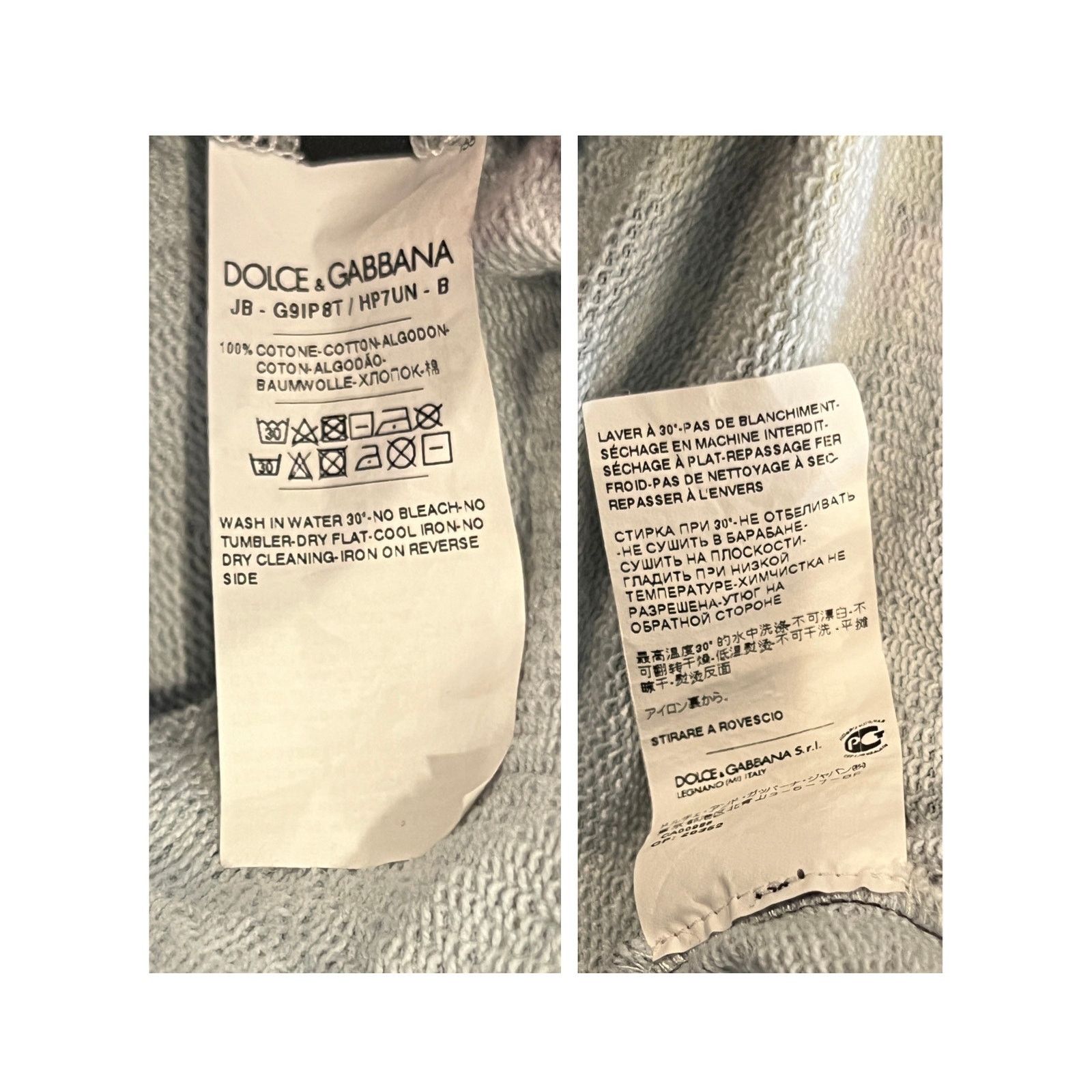 Dolce & Gabbana DOLCE & GABBANA Heraldic Print Sweatshirt Size IT 46/ Small Size US S / EU 44-46 / 1 - 11 Thumbnail