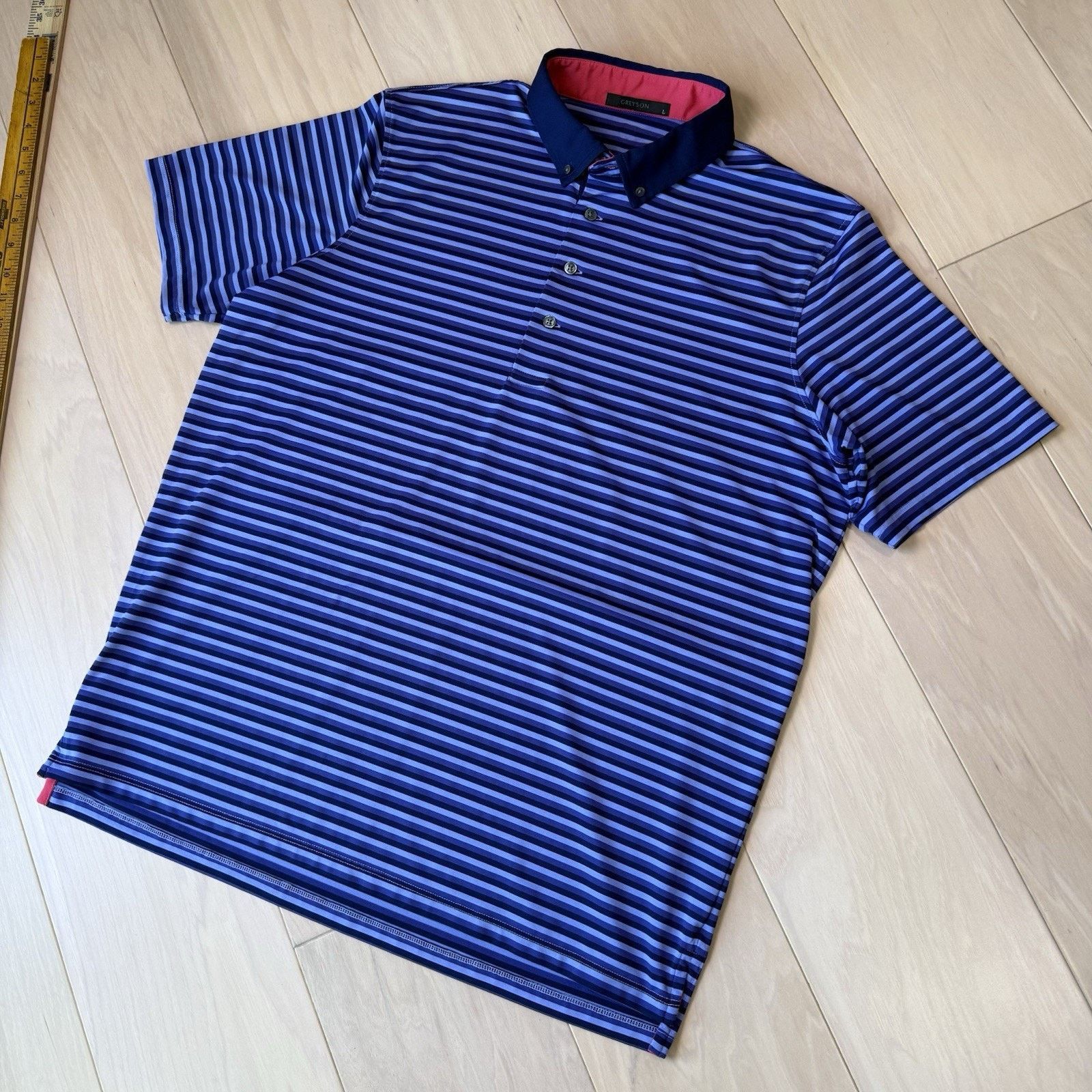 Other Greyson Golf Polo L Multicolor Striped Short Sleeve Summer Size US L / EU 52-54 / 3 - 9 Thumbnail