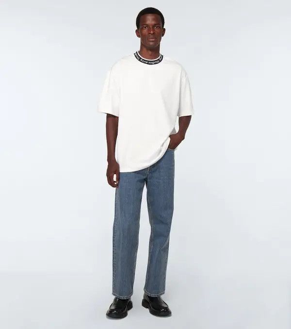 Acne Studios o1y0824 Short Sleeve T-Shirt in White Size US XS / EU 42 / 0 - 4 Thumbnail