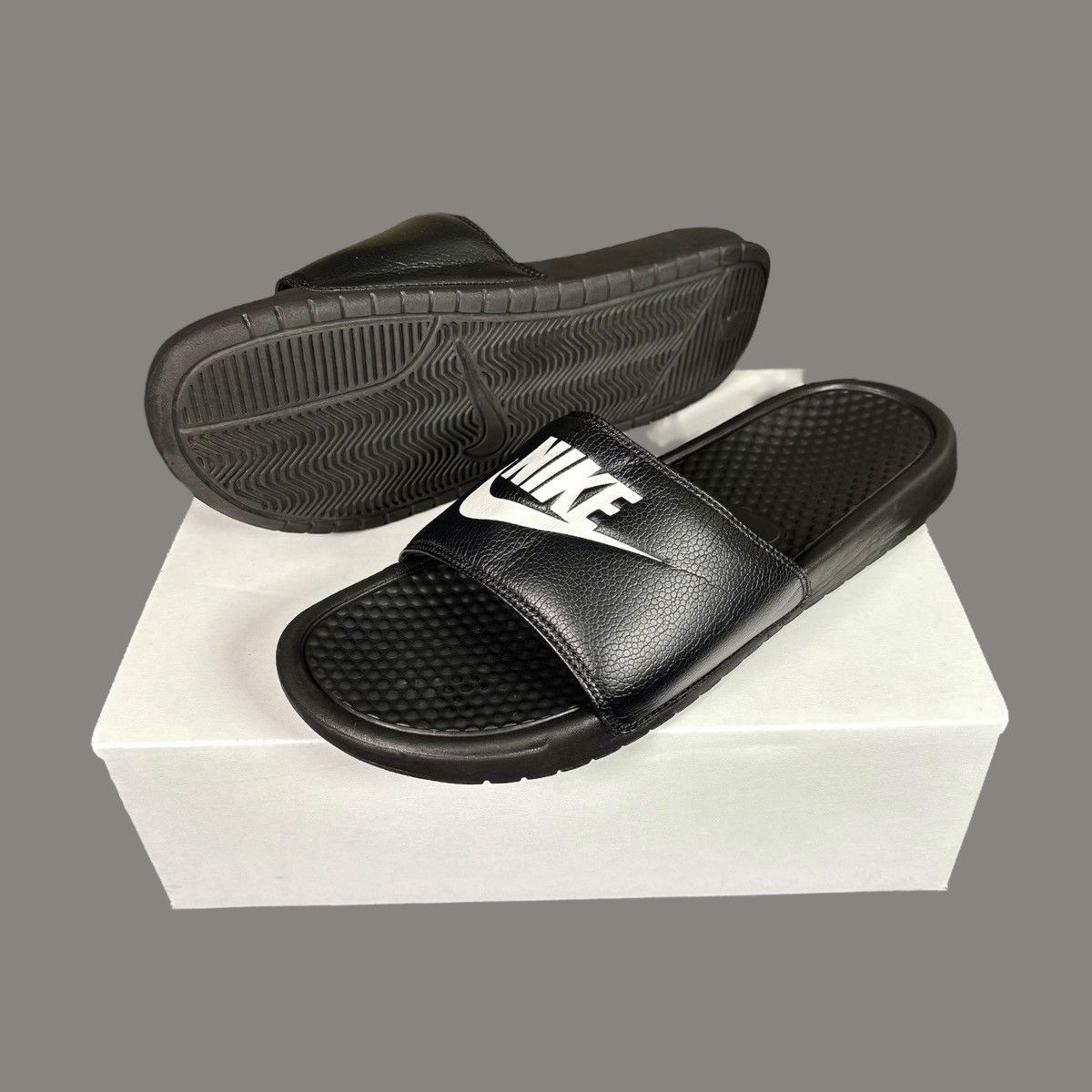 Nike Nike Men’s Benassi JDI Black Slides Sz 11 Size US 11 / IT 41 - 1 Thumbnail