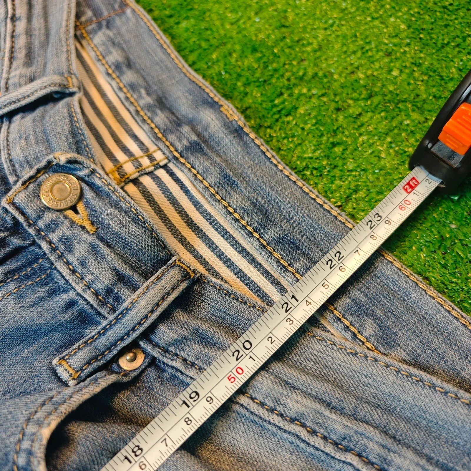 Levi's Levi's 511 Denim Shorts Mens W34 blue straight jorts Size US 34 / EU 50 - 13 Thumbnail