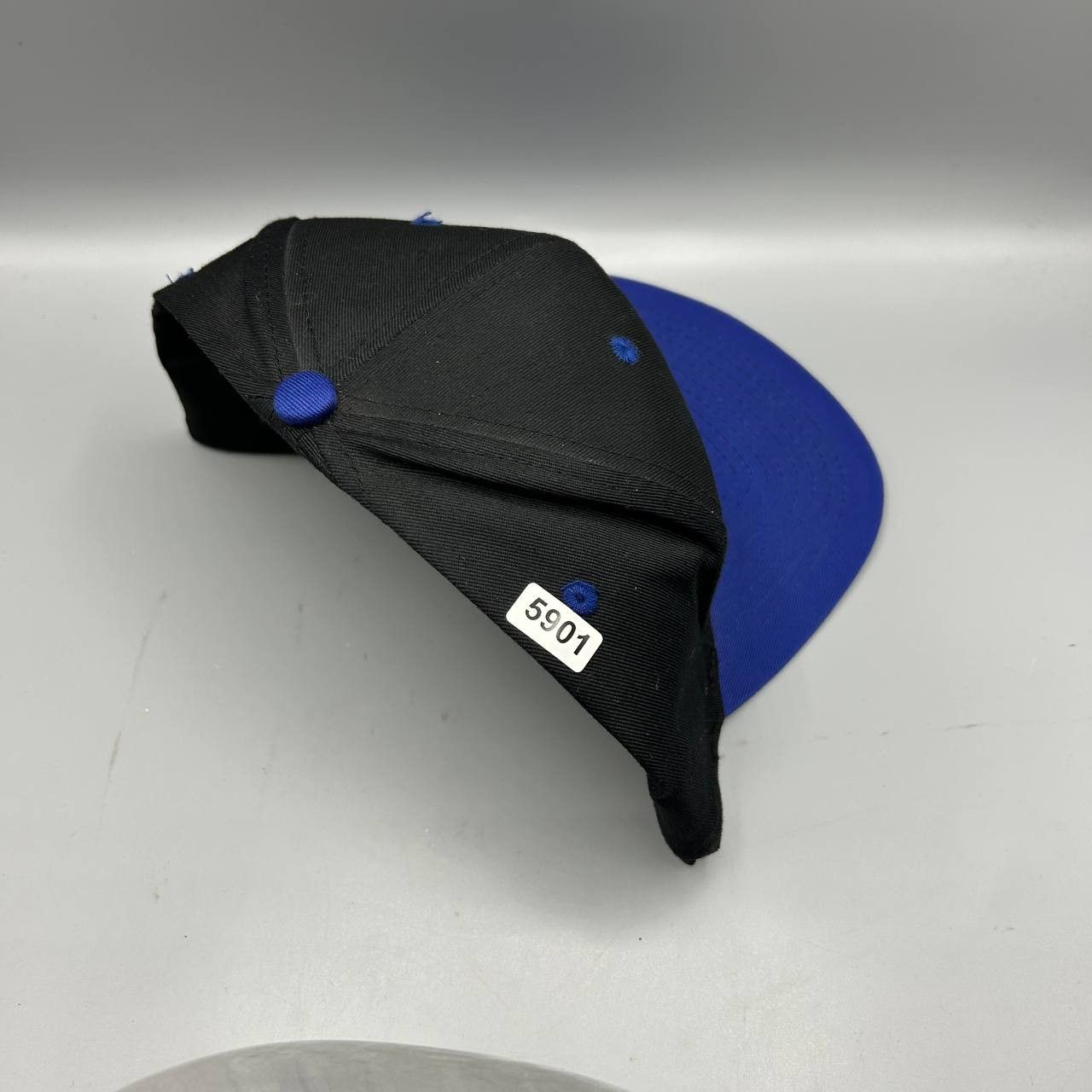 Other Vintage Aaron Carrier Hat Men Black Blue Snap Back Cap Size ONE SIZE - 8 Thumbnail