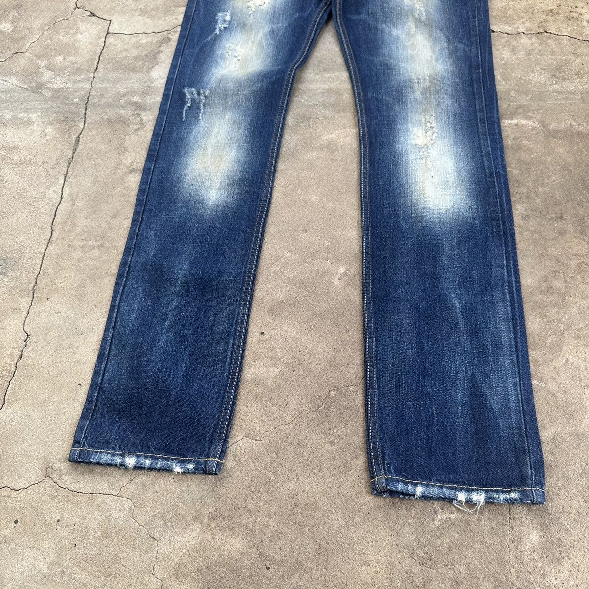 DNA × Diesel 🔥 MUDWASH 🔥VINTAGE DIESEL x DNA JEANS RIPPED DENIM PANTS W33 Size US 33 - 3 Thumbnail