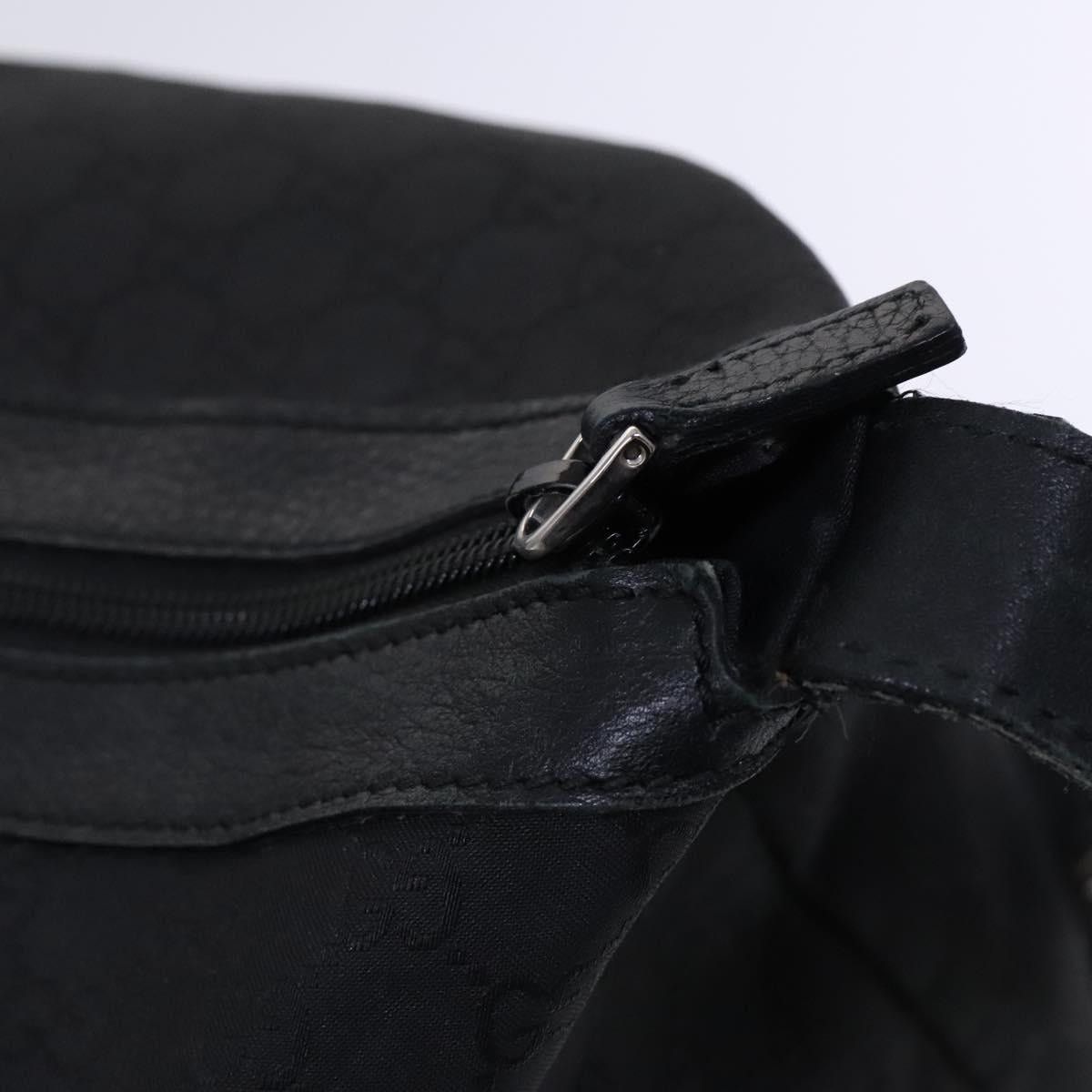 Gucci GUCCI GG Canvas Shoulder Bag Nylon Black Silver Size ONE SIZE - 14 Thumbnail