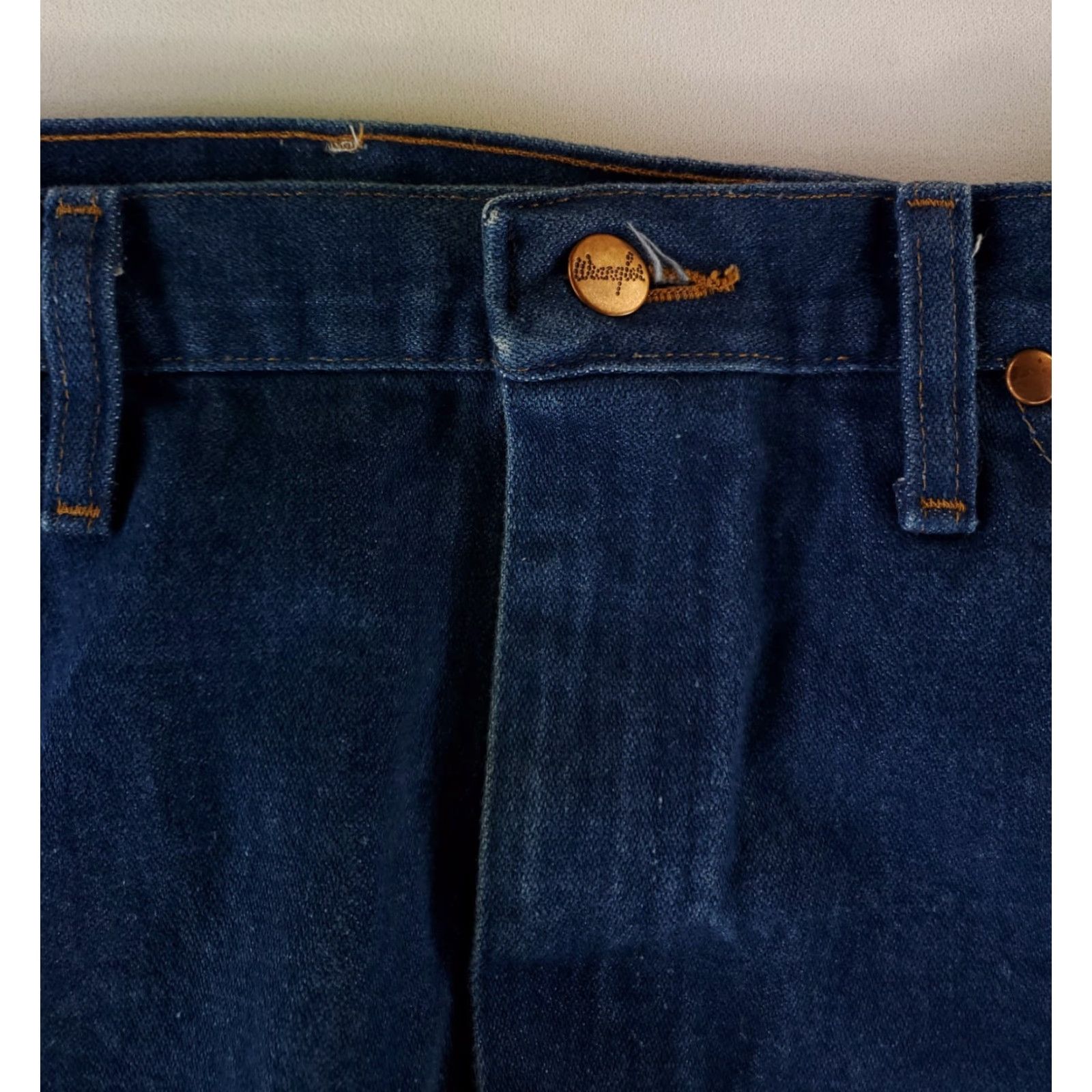 Wrangler VINTAGE Wrangler 13MWZ Jeans Mens 35x35 34x36 Blue 90s Straight Denim Mens / Boys? Size US 35 - 2 Thumbnail