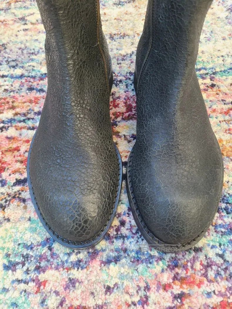 Ann Demeulemeester Ann Demeulemeester Men's Leather Boots. Size US 8 / EU 41 - 3 Thumbnail