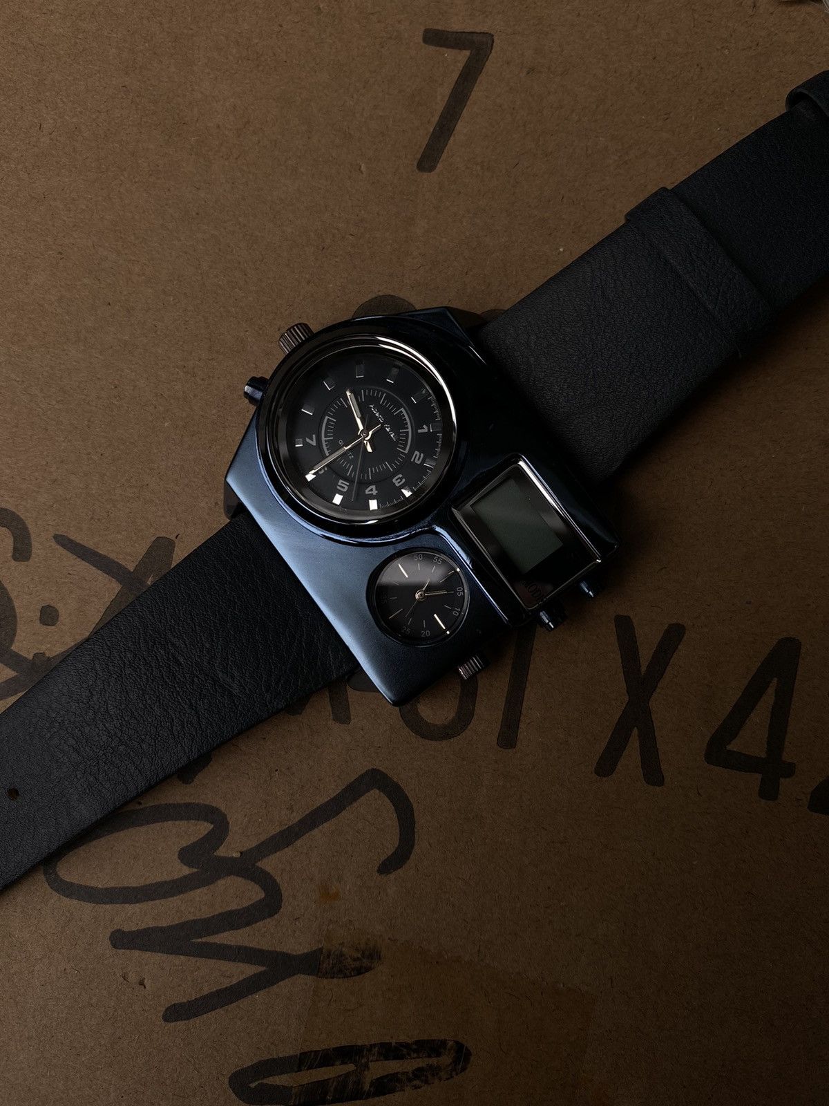 Vintage Futuristic Alberto Kavalli Unique Digital-Analog Watch Size ONE SIZE - 7 Thumbnail