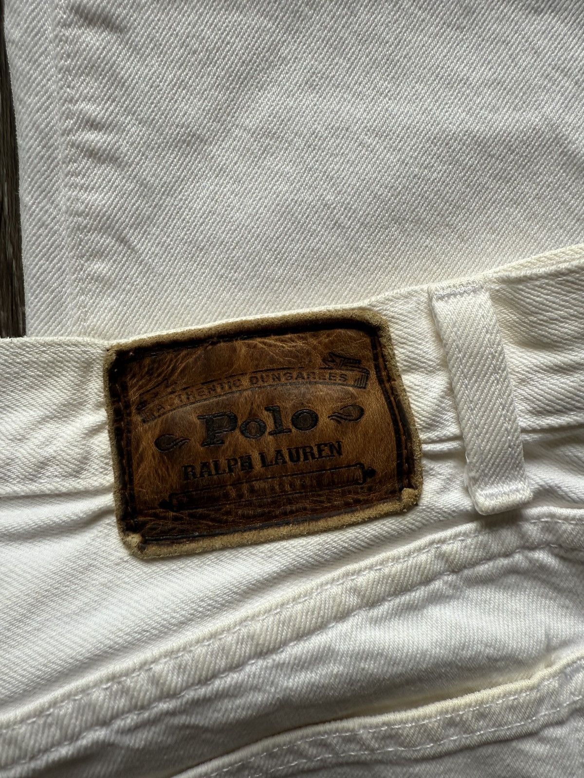 Polo Ralph Lauren POLO RALPH LAUREN WHITE JEANS 30x30 ULTRA VINTAGE RRL Size US 30 / EU 46 - 6 Thumbnail