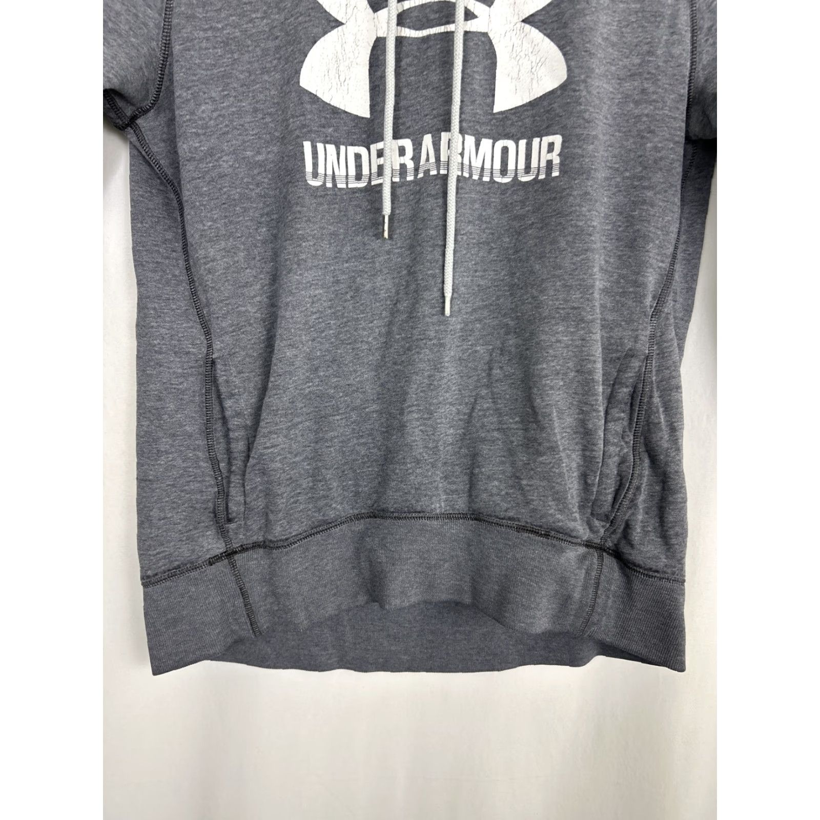 Under Armour Under Armour Womens Hoodie Pullover Gray M Distressed Loose Size M / US 6-8 / IT 42-44 - 7 Thumbnail