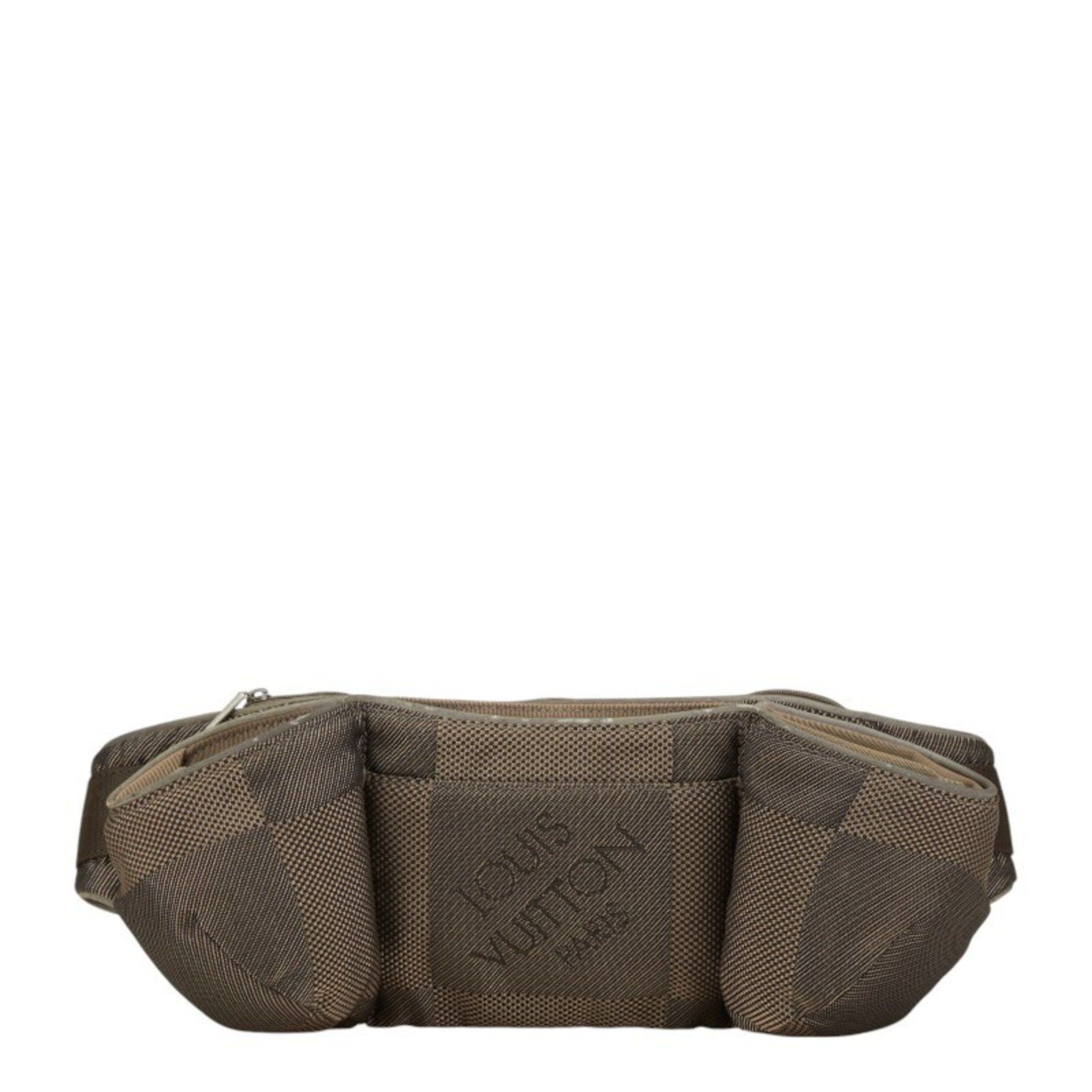 Louis Vuitton Louis Vuitton Damier Geant Santur Jogging Body Bag Waist M93211 Khaki Canvas Men's LOUIS VUITTON Size ONE SIZE - 1 Thumbnail