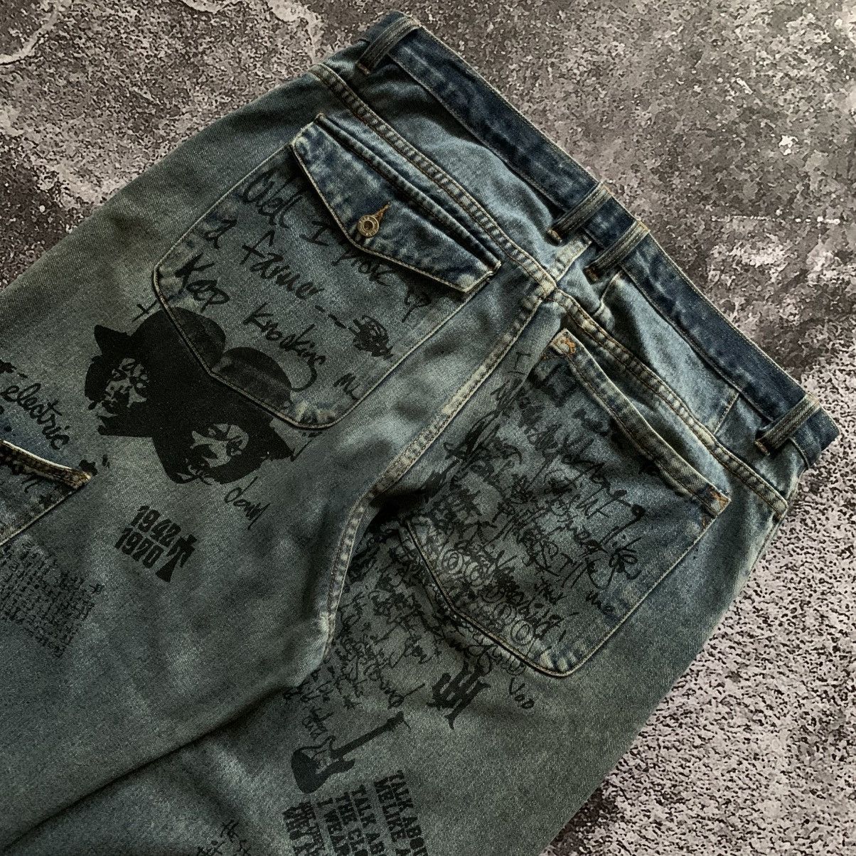 Ecko Unltd. Ecko Unltd. x Jimi Hendrix Carpenter Denim Baggy Jeans Size US 38 / EU 54 - 12 Thumbnail