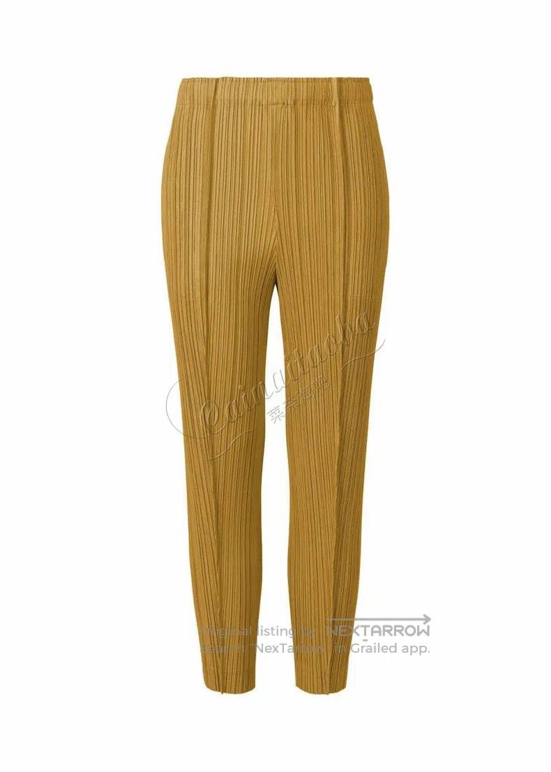 Issey Miyake Issey Miyake size:3 Pleated Skinny Pants Size 22" - 1 Thumbnail