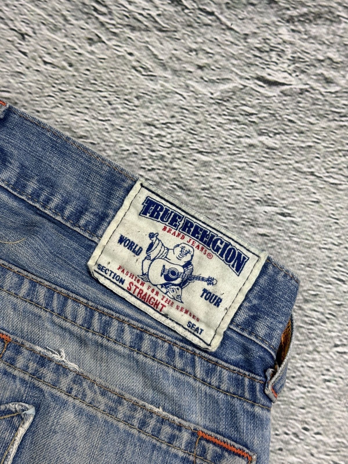 True Religion True Religion jeans vintage denim pants blue distressed Size US 31 - 5 Thumbnail