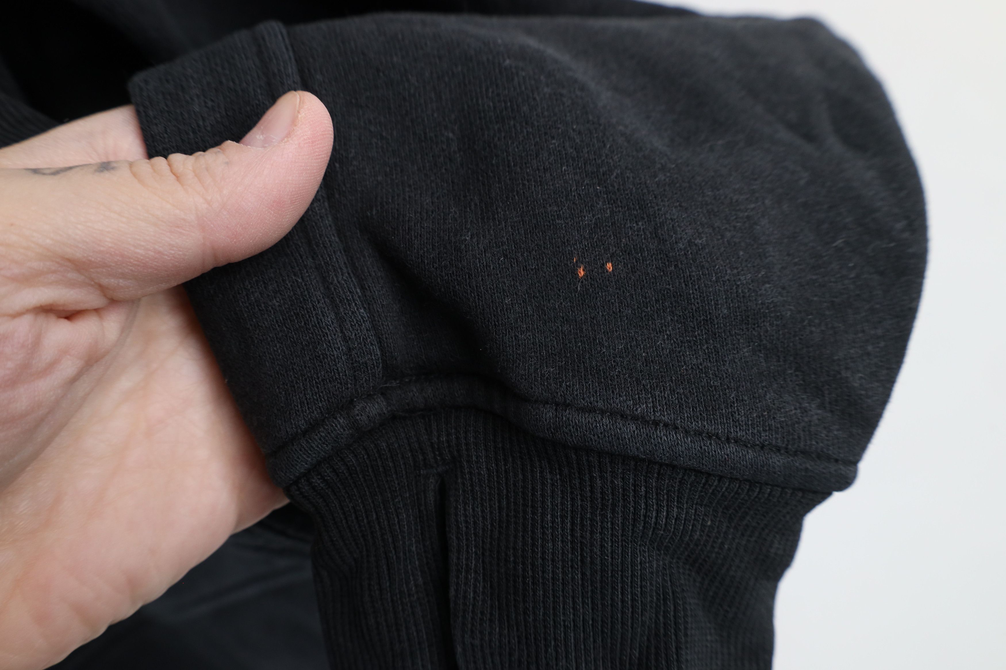 Lululemon × Vintage Lululemon Distressed Heavyweight Cropped Scuba Hoodie Black Size XS / US 0-2 / IT 36-38 - 10 Thumbnail