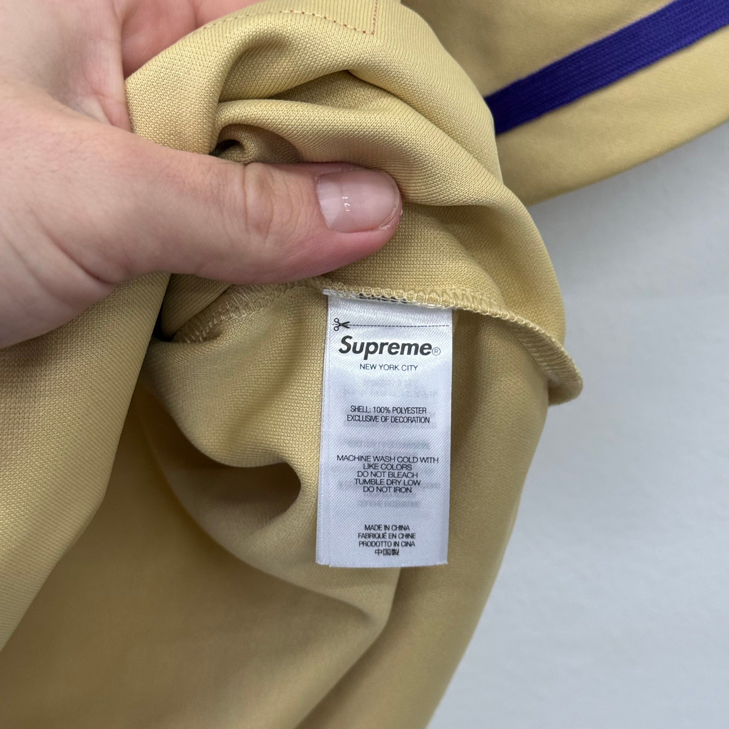 Supreme Supreme Swords Gold Purple Baseball Jersey - Size M Size US M / EU 48-50 / 2 - 5 Thumbnail