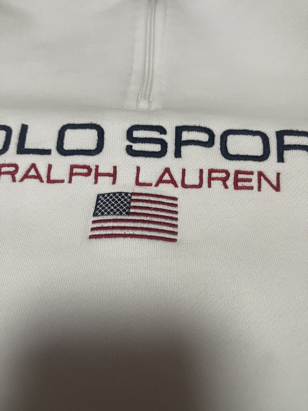 Polo Ralph Lauren 00s Ralph Lauren Polo Sport Embro Logo 1/4 Zip Sweatshirt Size US M / EU 48-50 / 2 - 5 Thumbnail