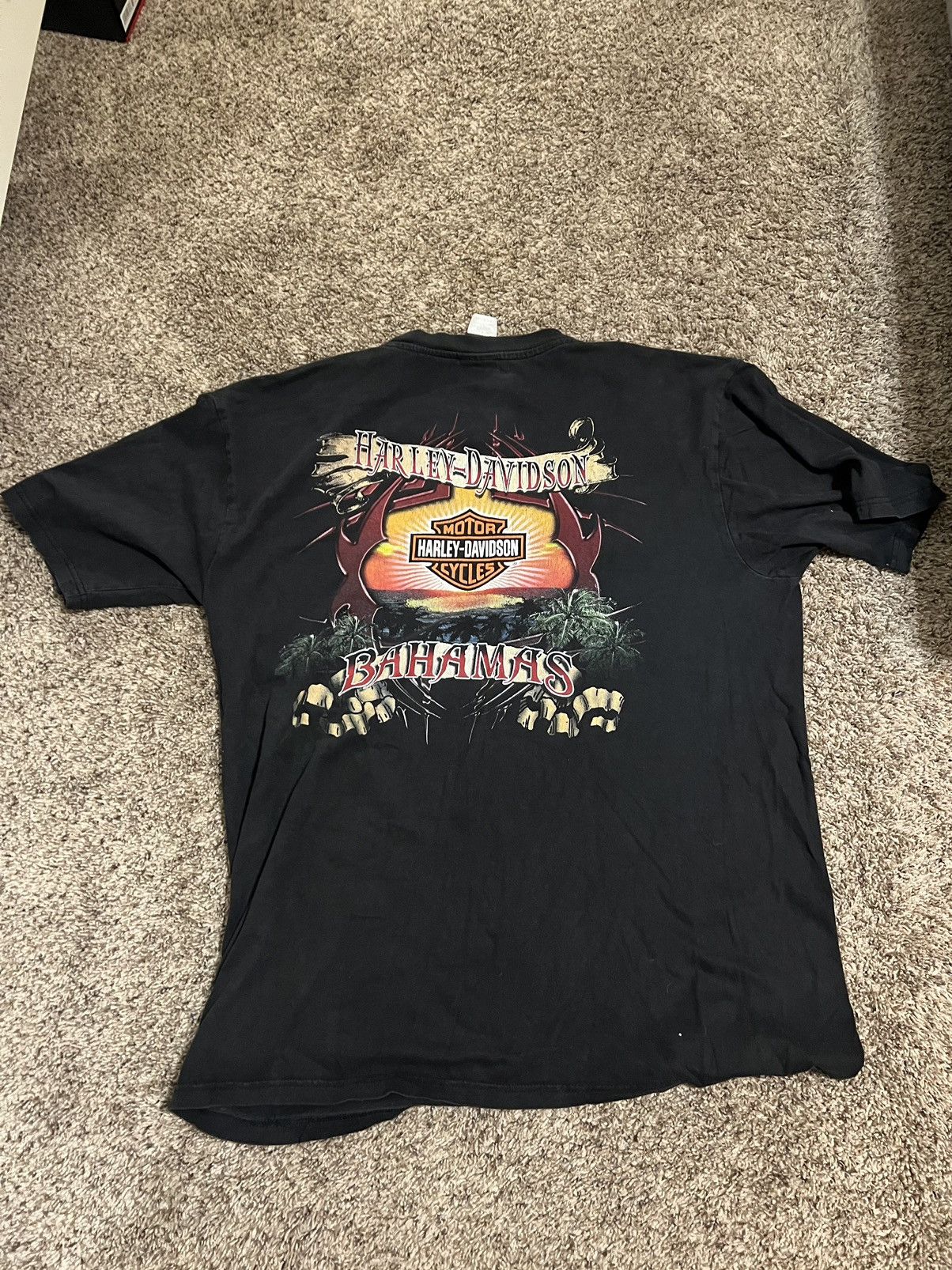 Harley Davidson × Vintage Harley Davidson Graphic Tee Size US XL / EU 56 / 4 - 2 Thumbnail